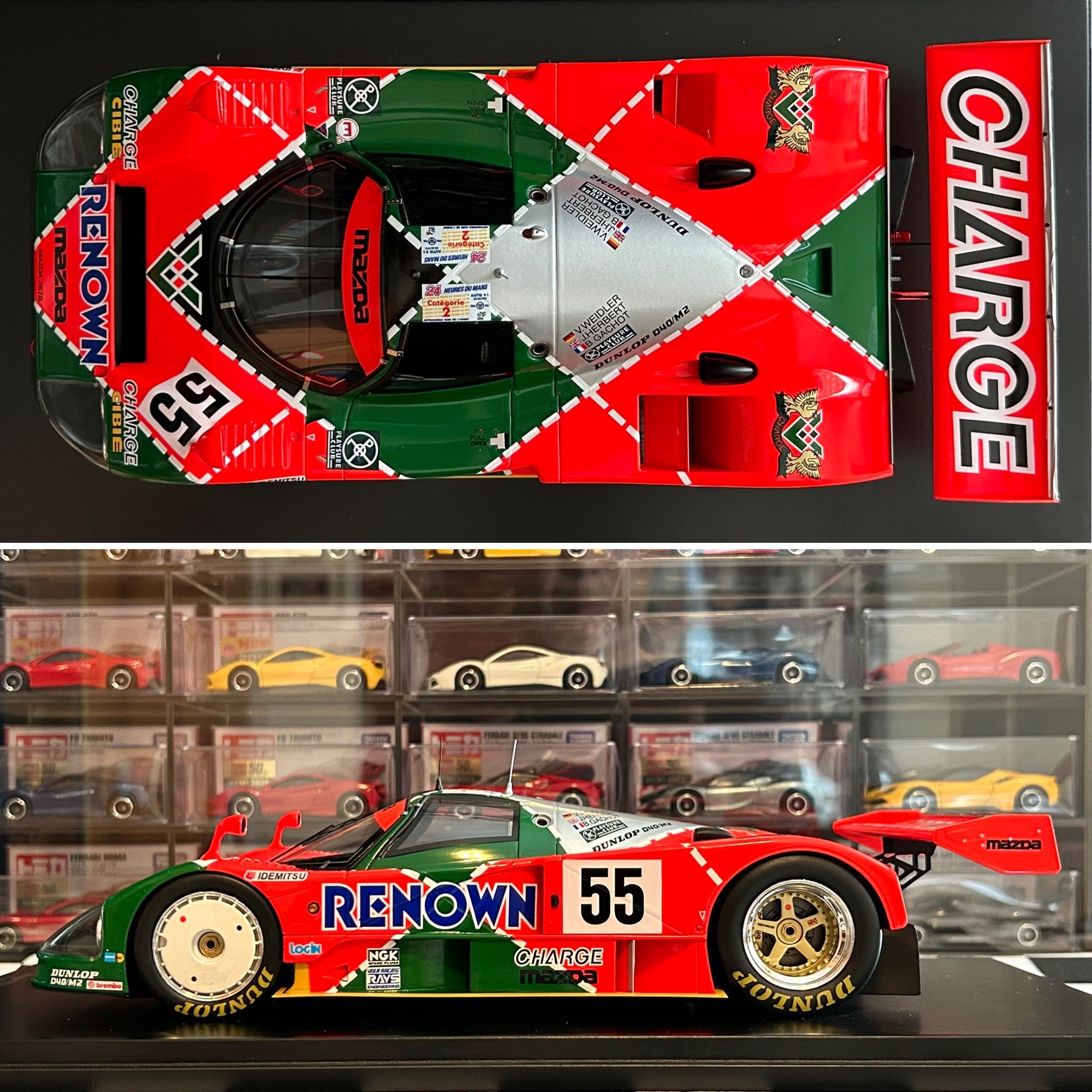 1:18 scale Spark MAZDA 787 B Winner 24H Le Mans 1991 driven by V
