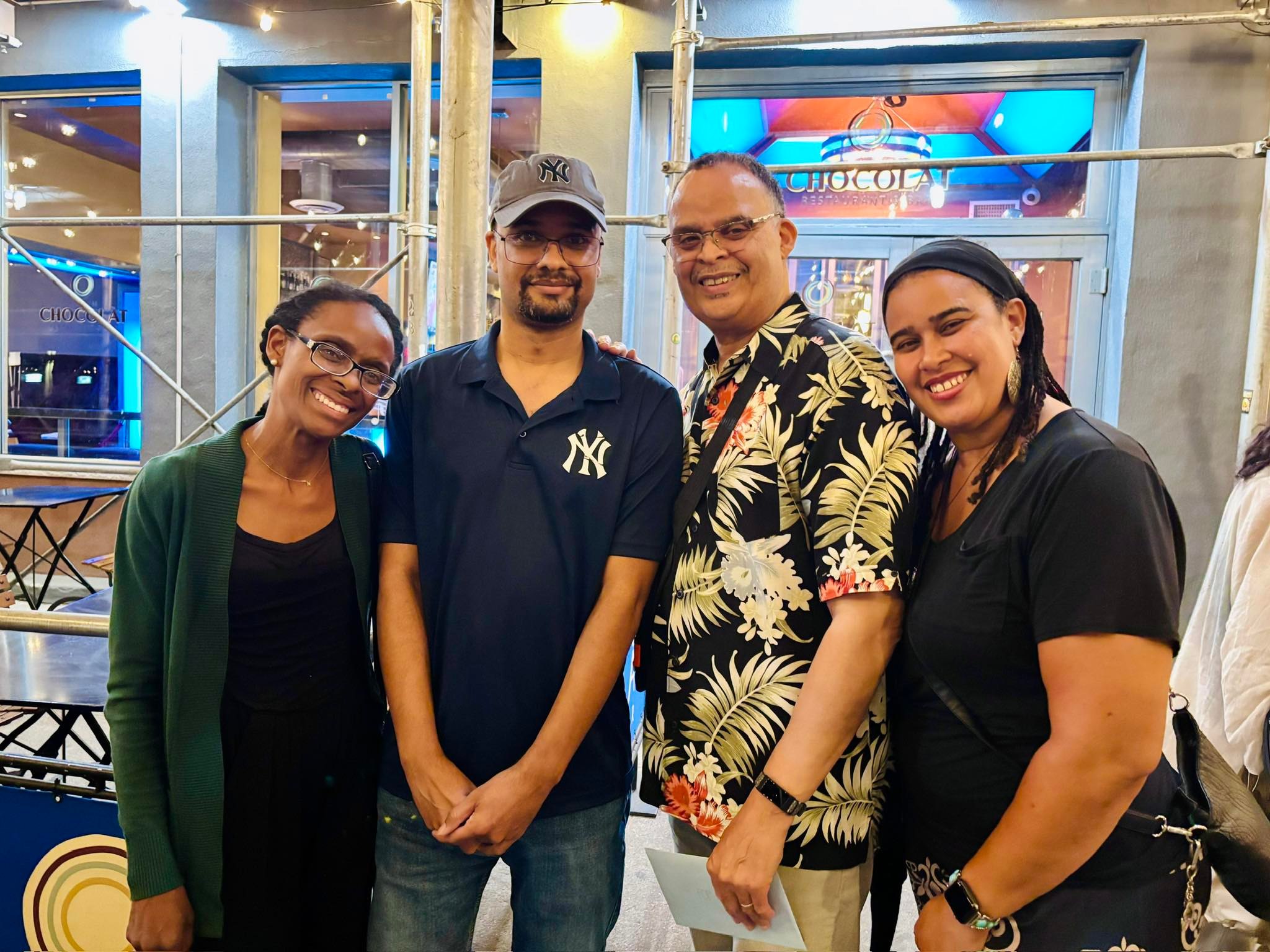 Stuart - My daughter Nikki, my son Kashra, myself and my daughter Tyava ...