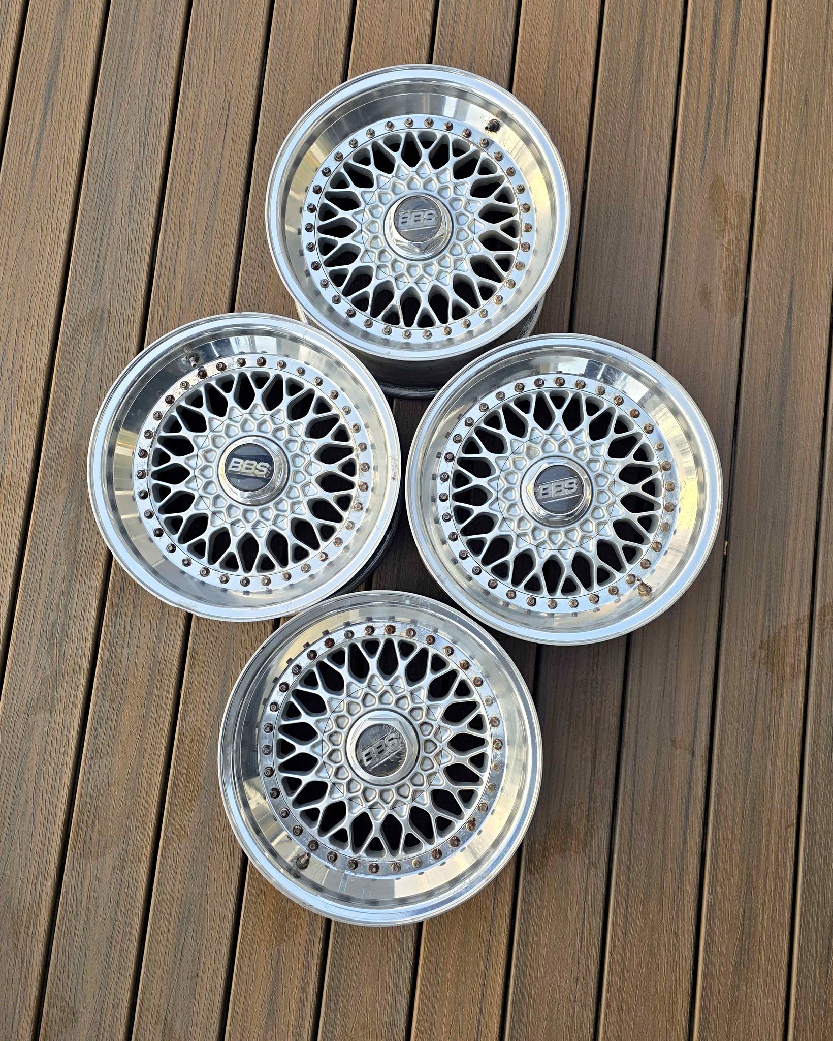 BBS RS211 3-piece Wheels - 16x8 ET11 5x120 - Car Wheels, Tires & Parts ...
