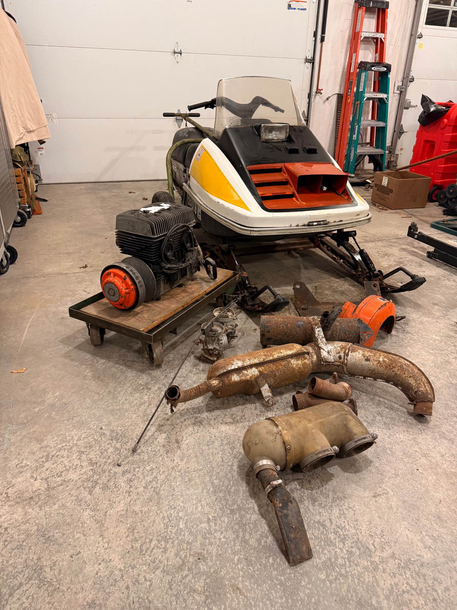 Coprisedile Motoslitta Vintage Ski-Doo TNT Free Air 1973-1974 - Nuovo TSKINZ - Foto 3