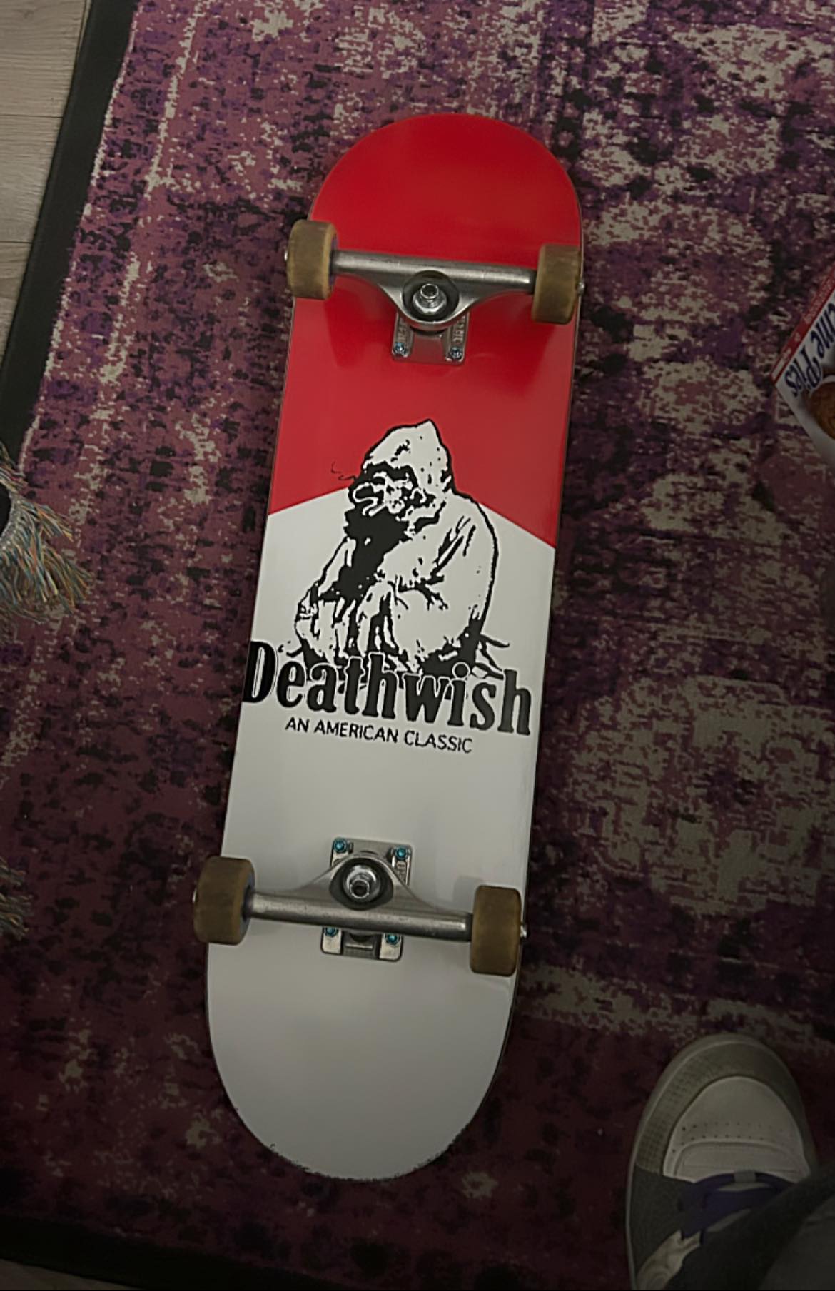 New deck and trucks. Deathwish Jake Hayes 8.475 Independent 159