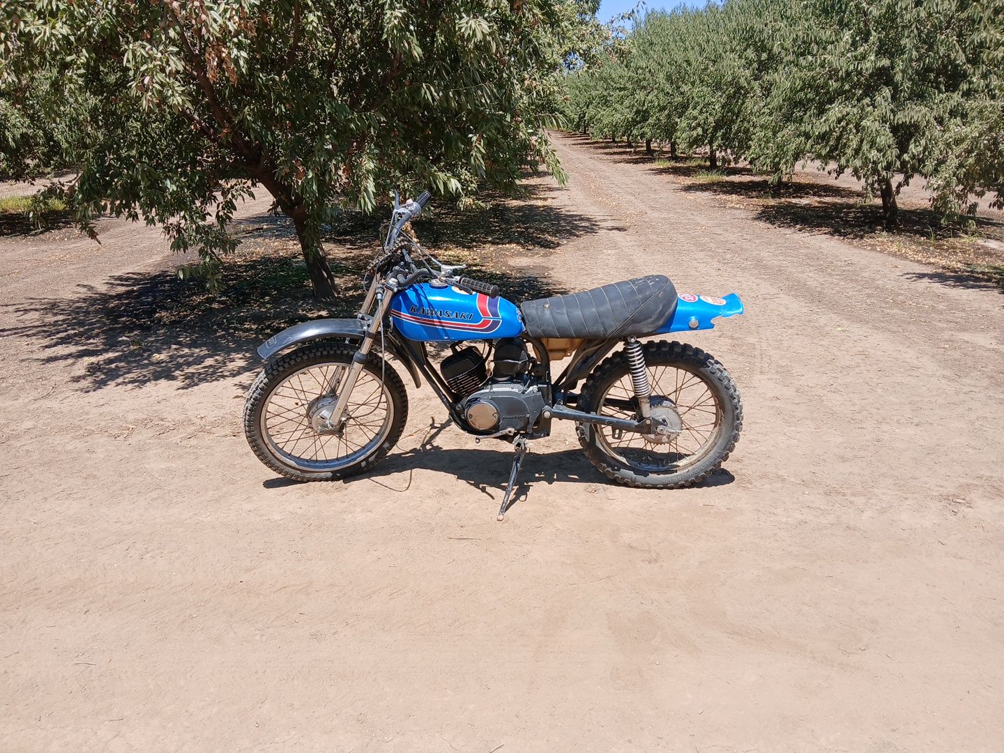 Looking for exhaust pipe for 1972 Kawasaki 90 G3SS