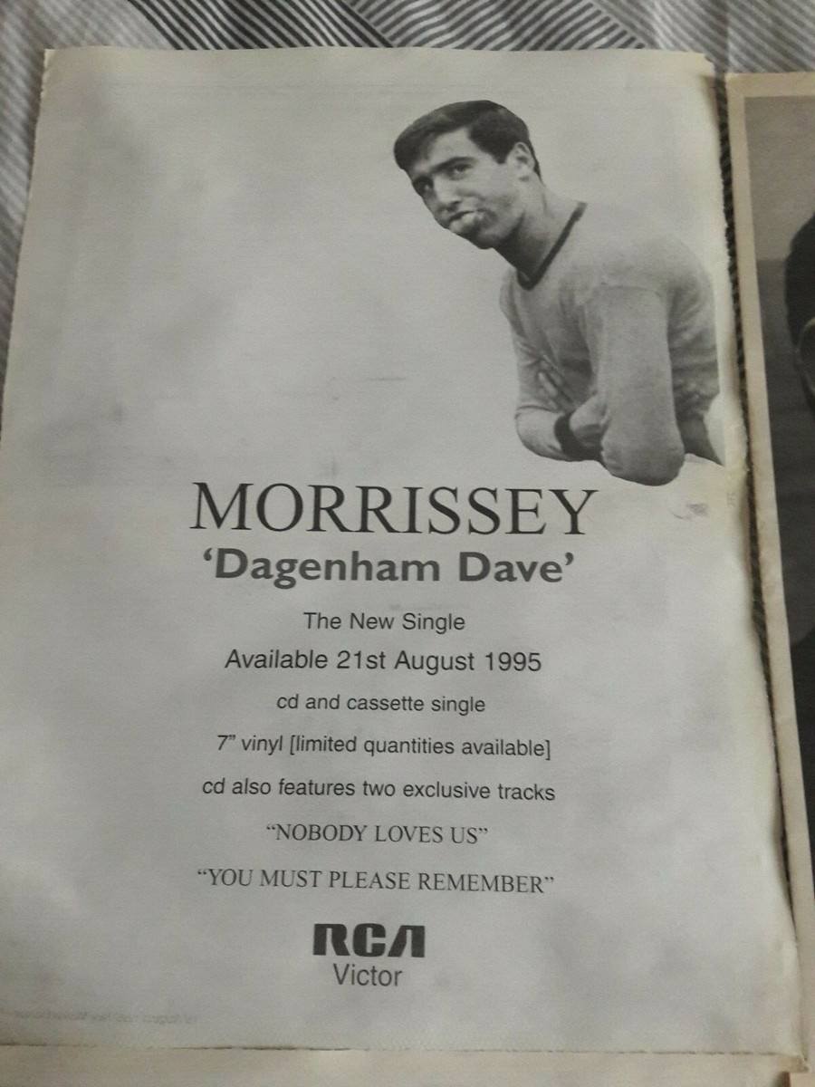Morrissey Dagenham Dave Released 21 August 1995[