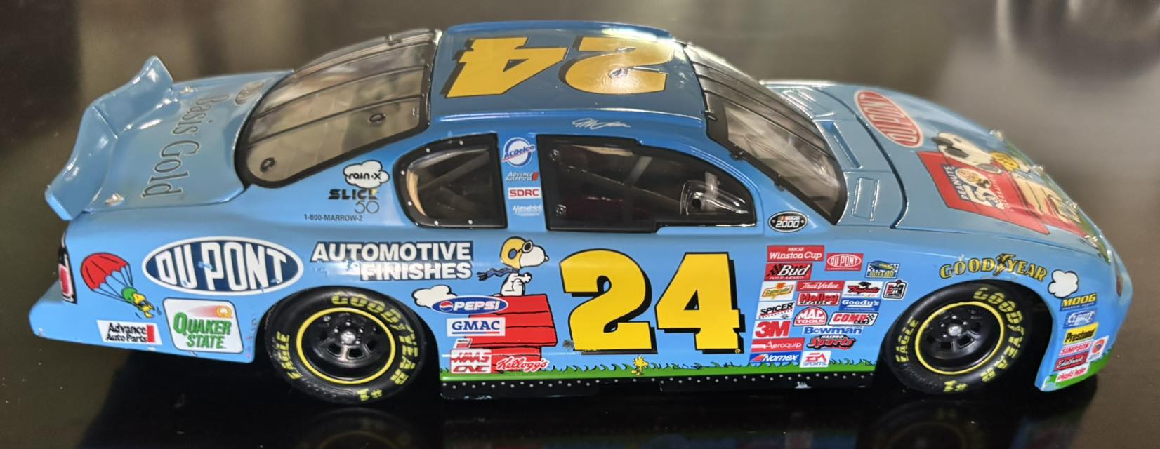 Jeff Gordon 2000 Snoopy die-cast car for sale