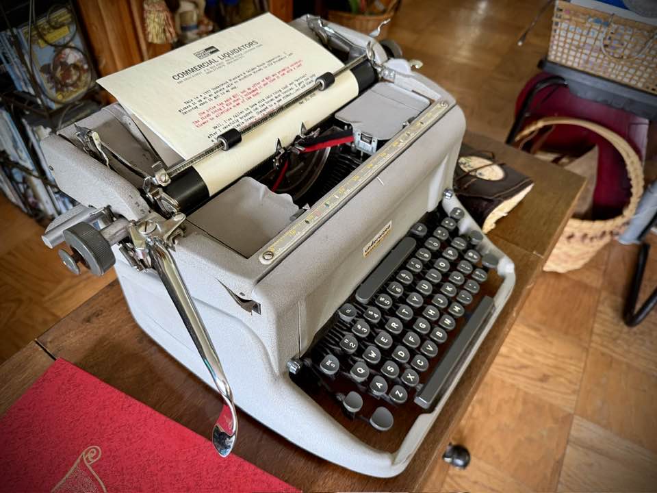 Restored 1957 Underwood Golden Touch typewriter