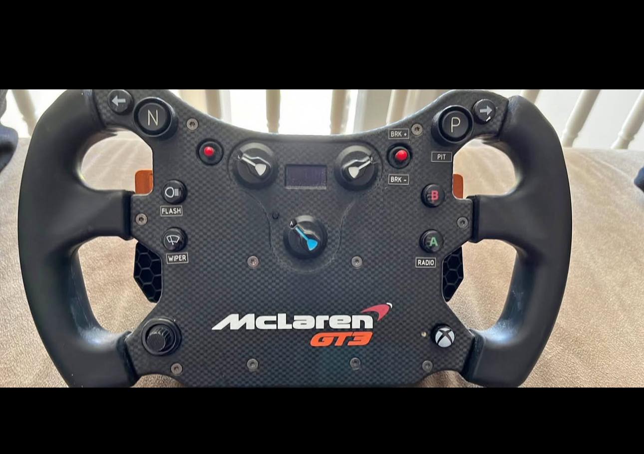 Will McLaren GT3 steering wheel work on DD Pro?