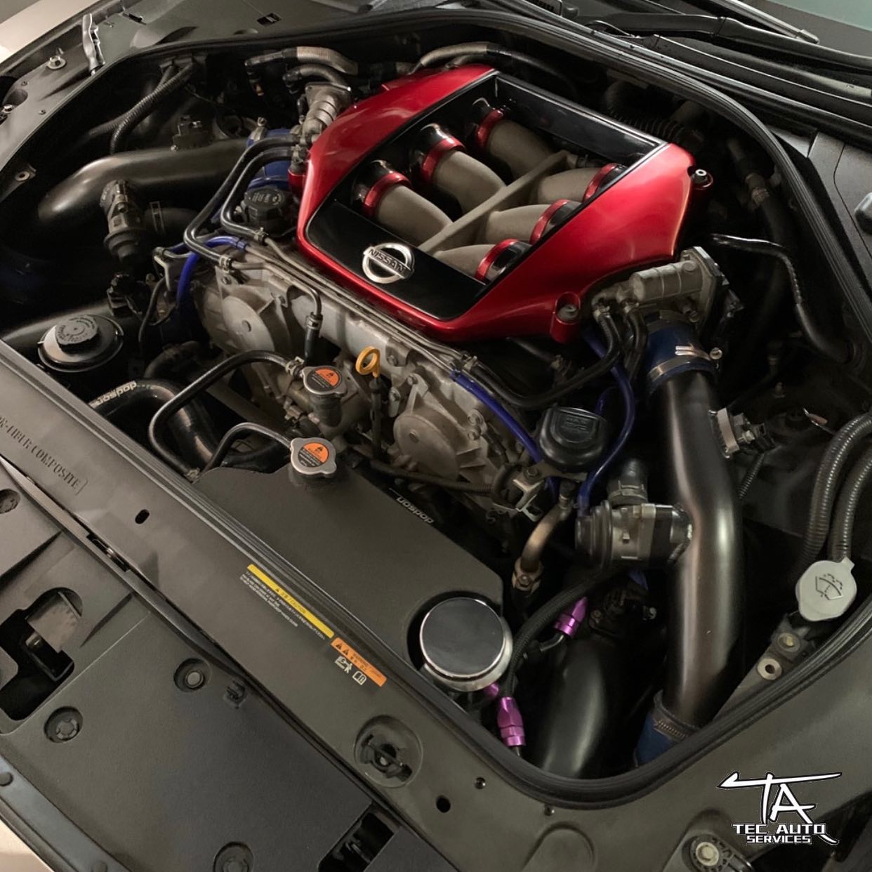 Nissan GTR R35 Engine Bay Detailing... - TEC Auto Services
