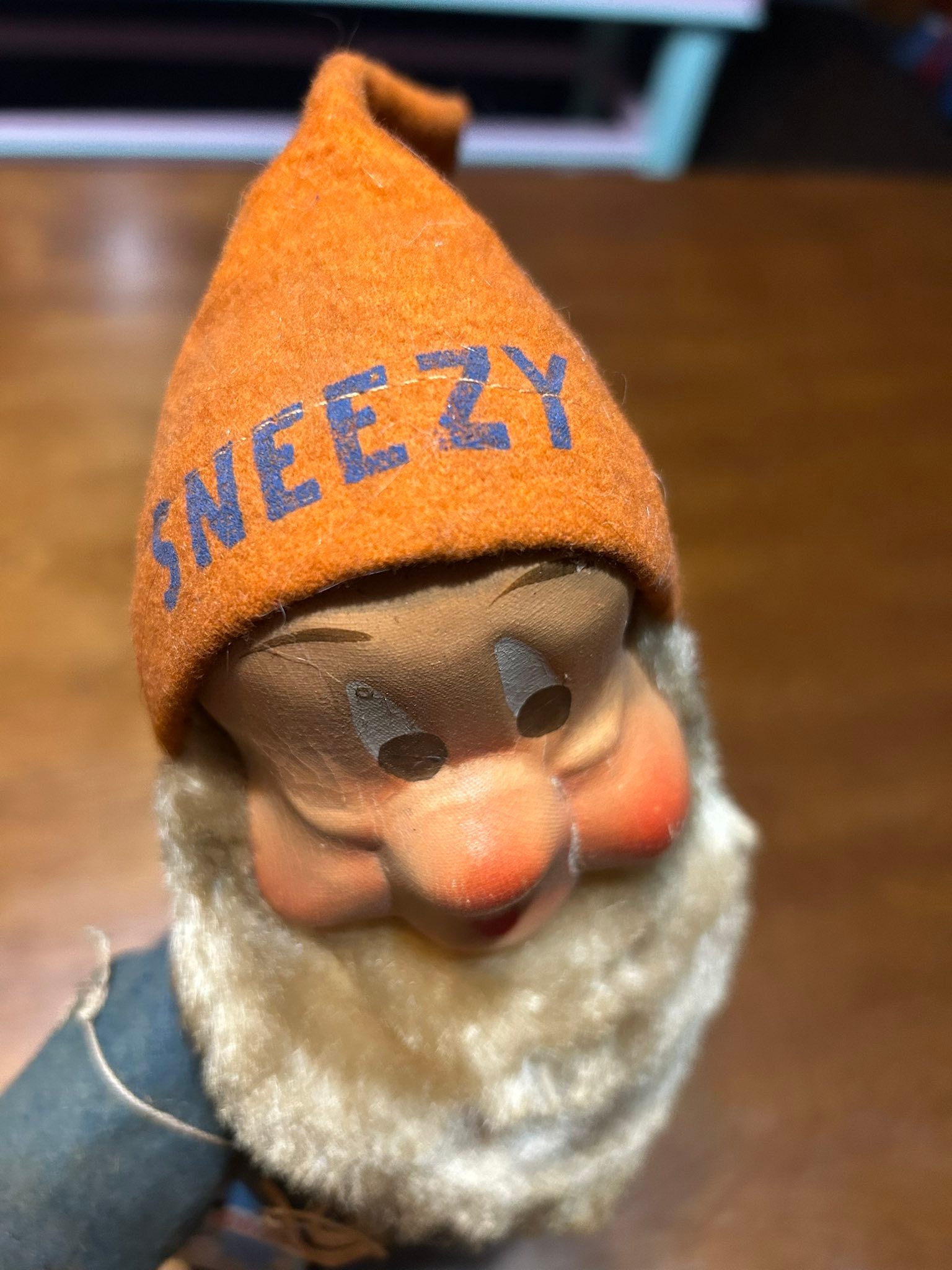 1937 Sneezy doll from Snow White with tag