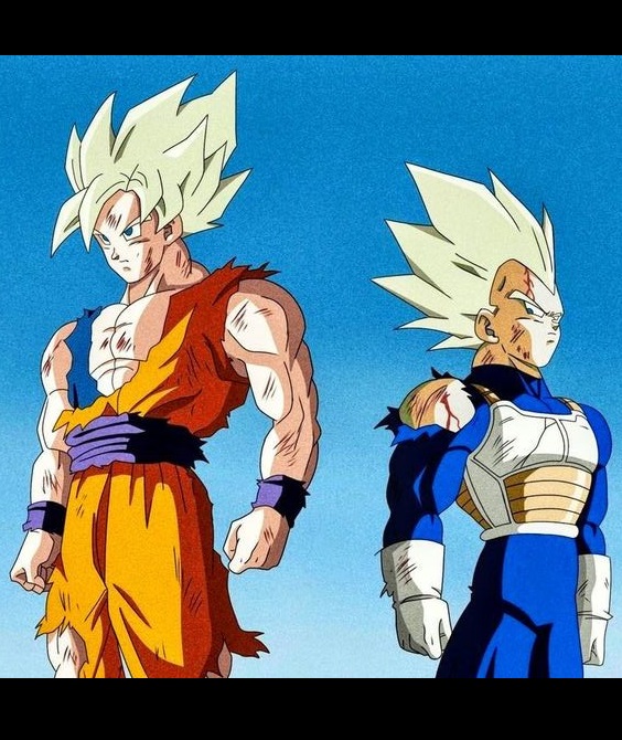 Son Goku - Sometimes even the greatest rivals have to...