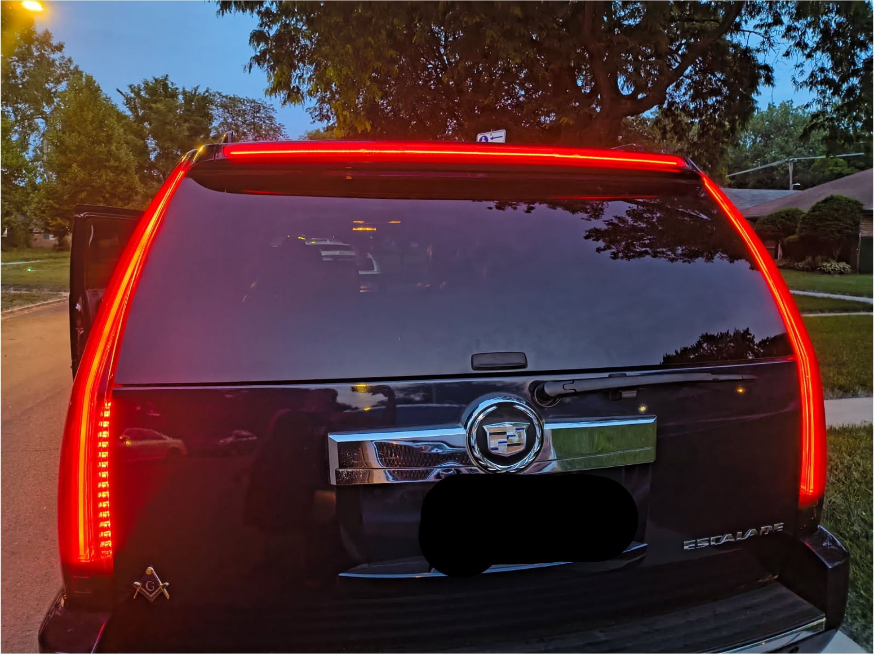 Smoked Lens Strobe LED High Mount Third Brake Light For 2007-2021 Toyo