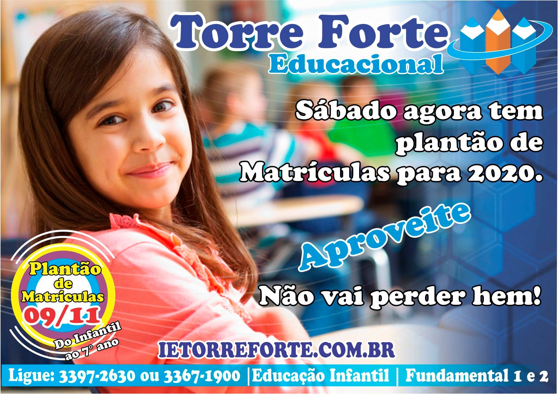 INST EDUC TORRE FORTE - Atenção: A Torre Forte, como em outros anos ...