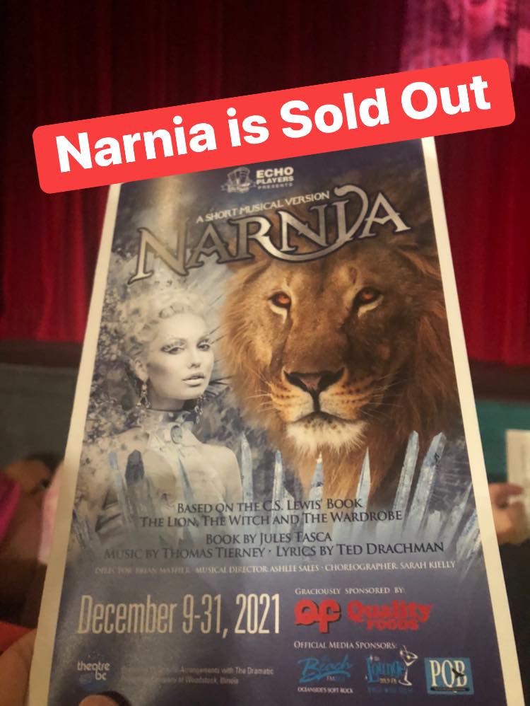 ECHO Players - 🌟 Hats off to the cast and crew of Narnia...