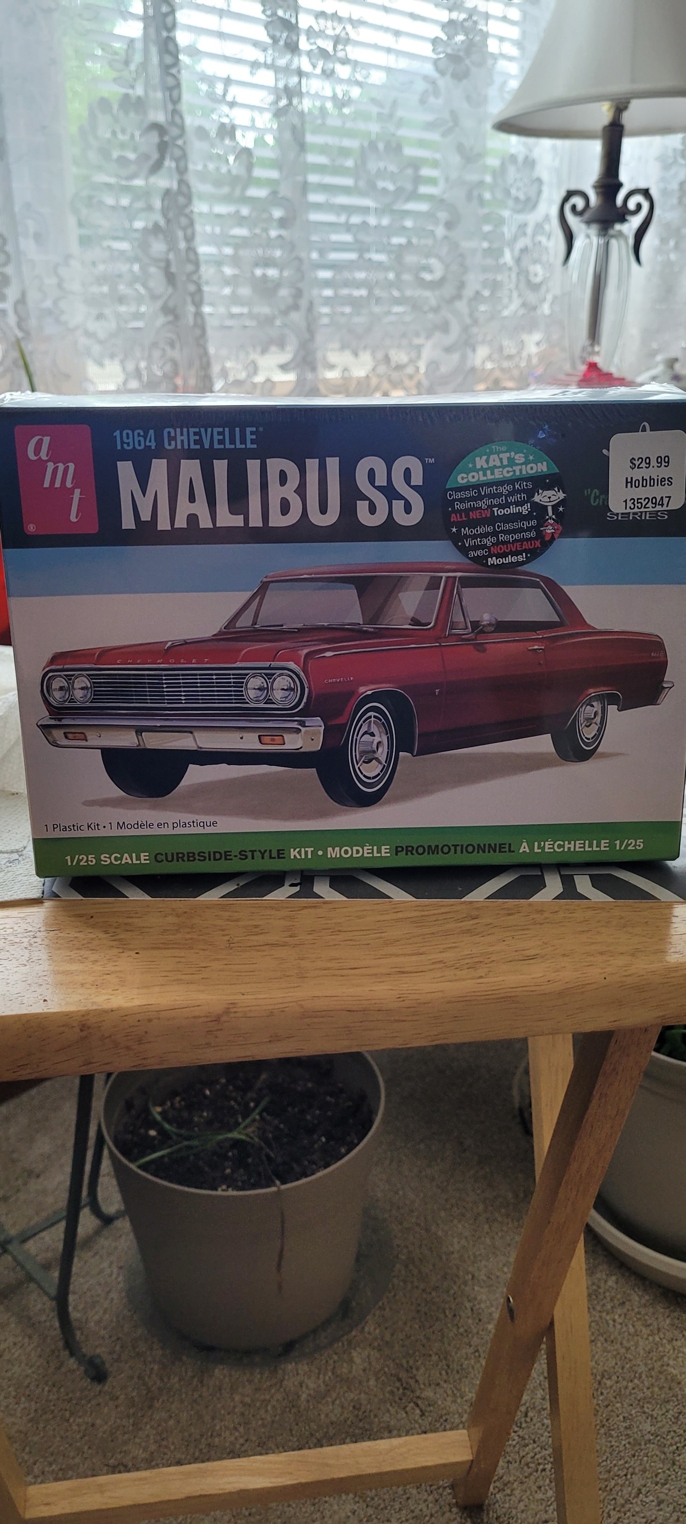 Found a 1964 Chevelle Malibu SS model kit at Hobby Lobby