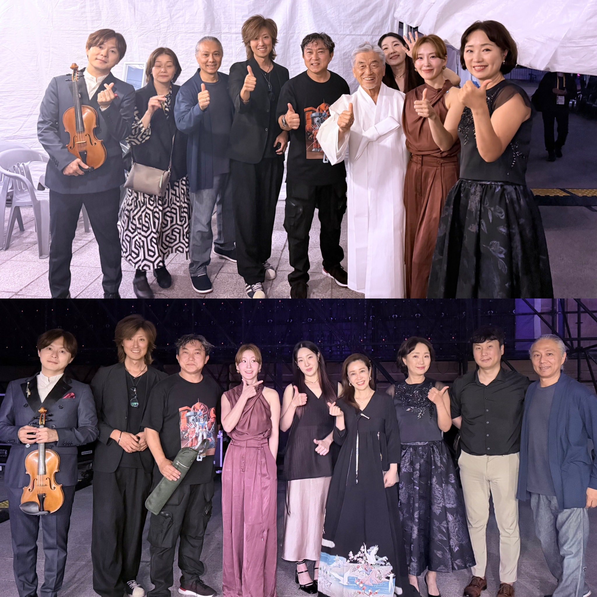 韓国ヨンドンでのワールド伝統音楽EXPOのクロージングセレモニーに韓国 