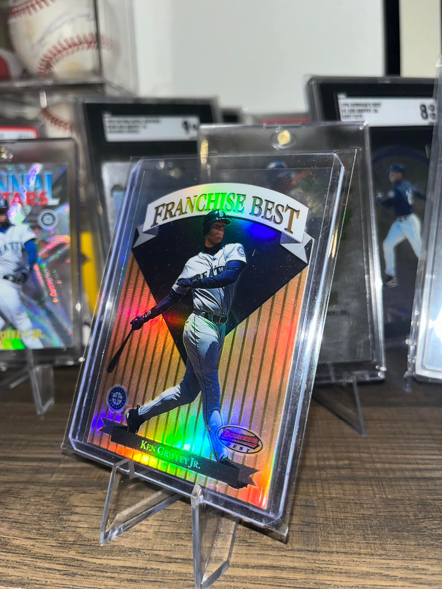 Receiving a rare 1999 Bowman Best refractor franchise best 