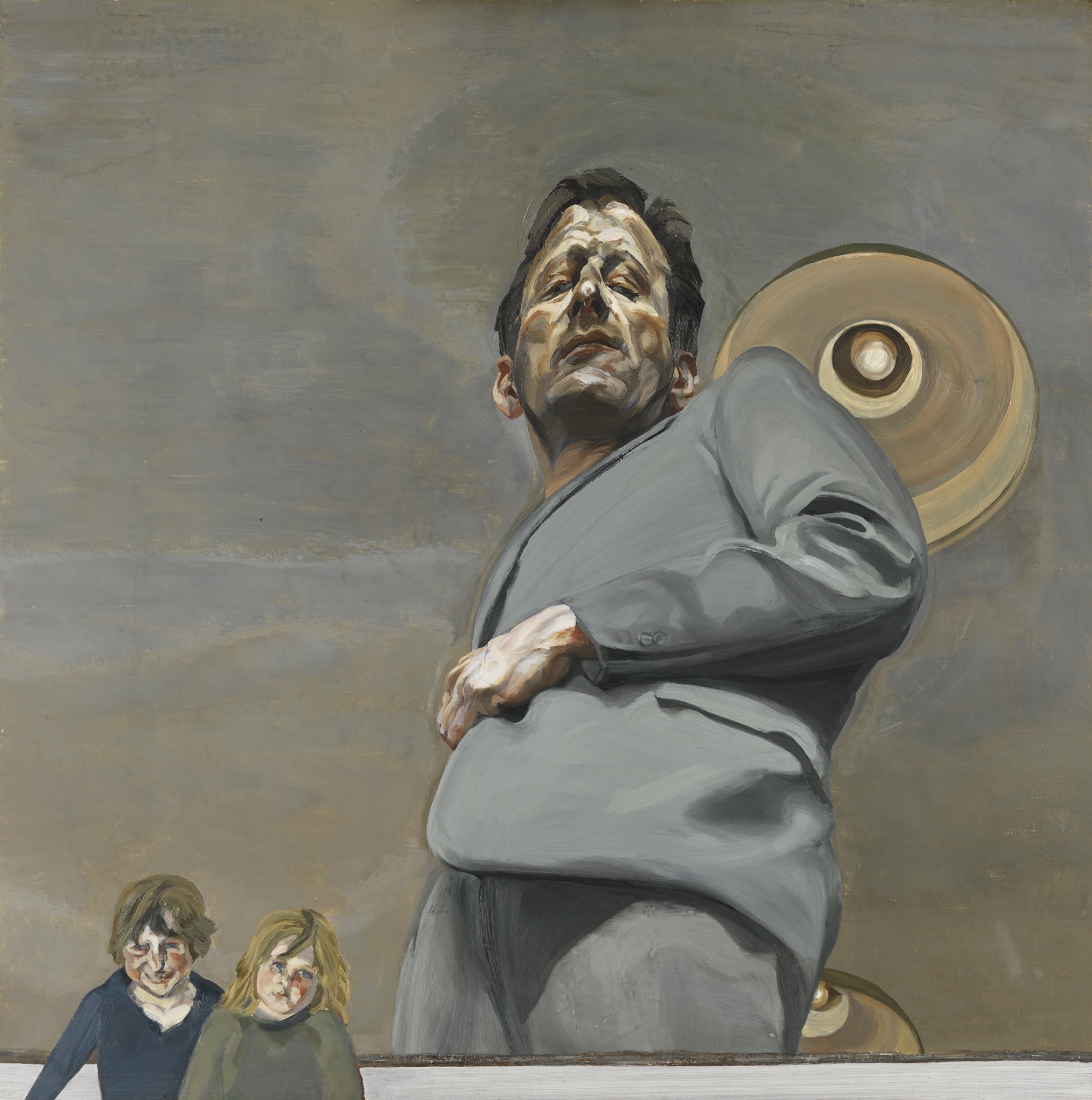 Step into the quiet, enigmatic world of Lucian Freud's “The