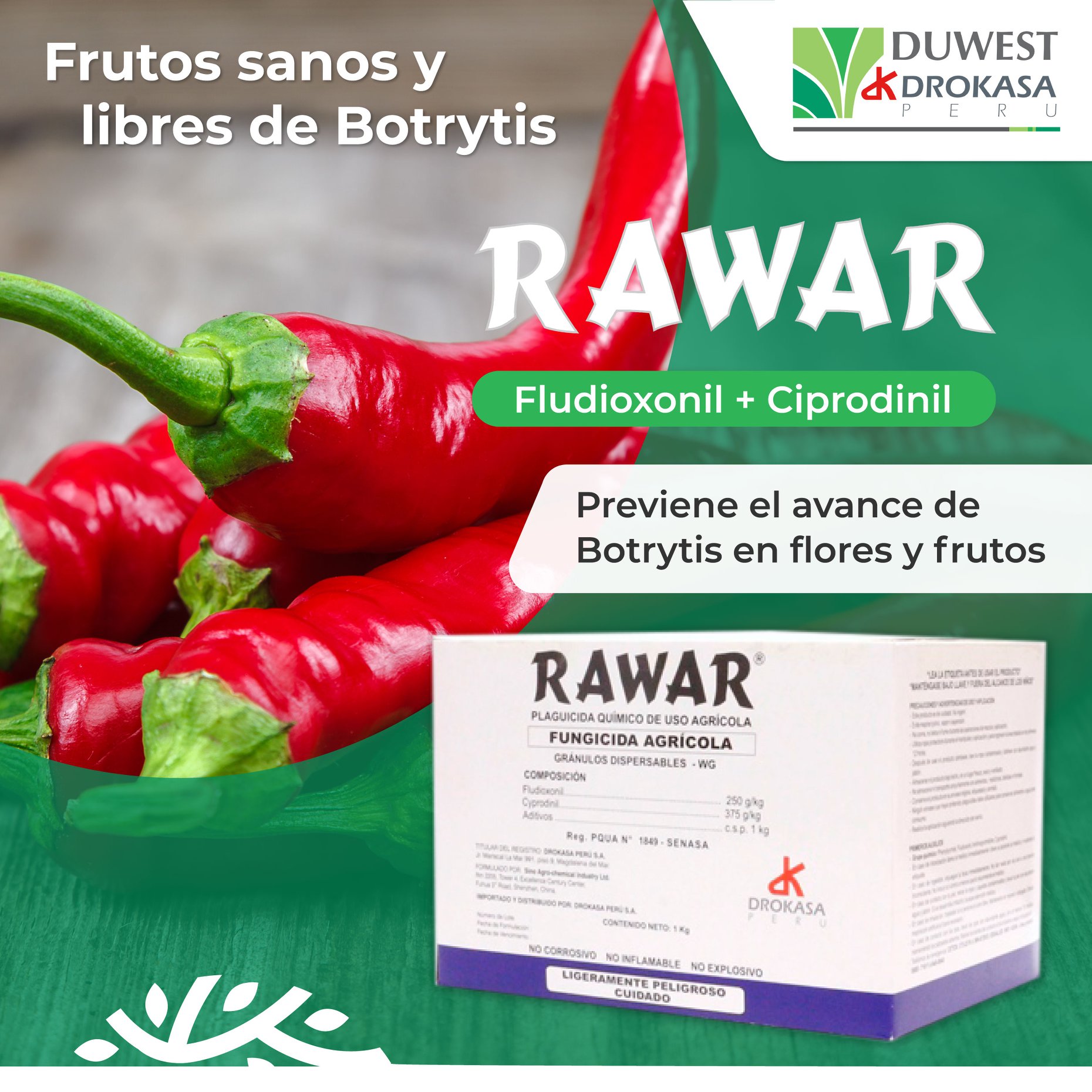 Duwest Drokasa Perú - Con nuestro fungicida Rawar, te ayudamos a ...