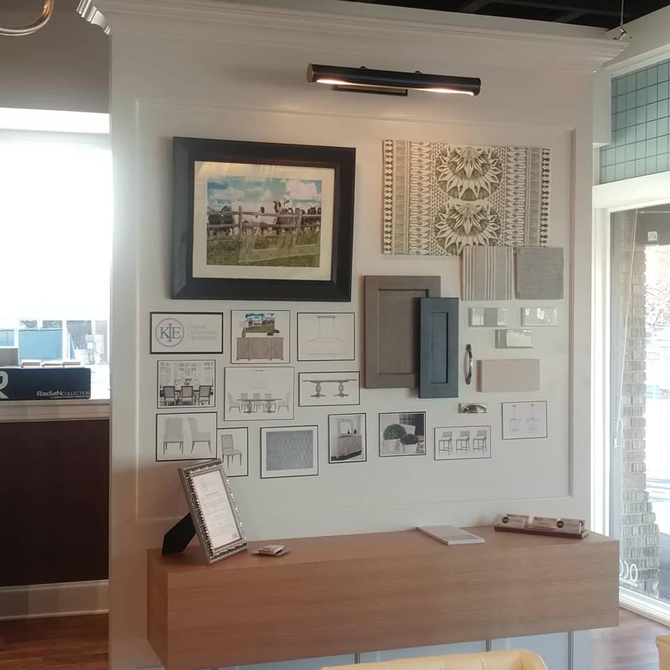 HBS Home - Our new #Gallerywall is up designed by Karin...