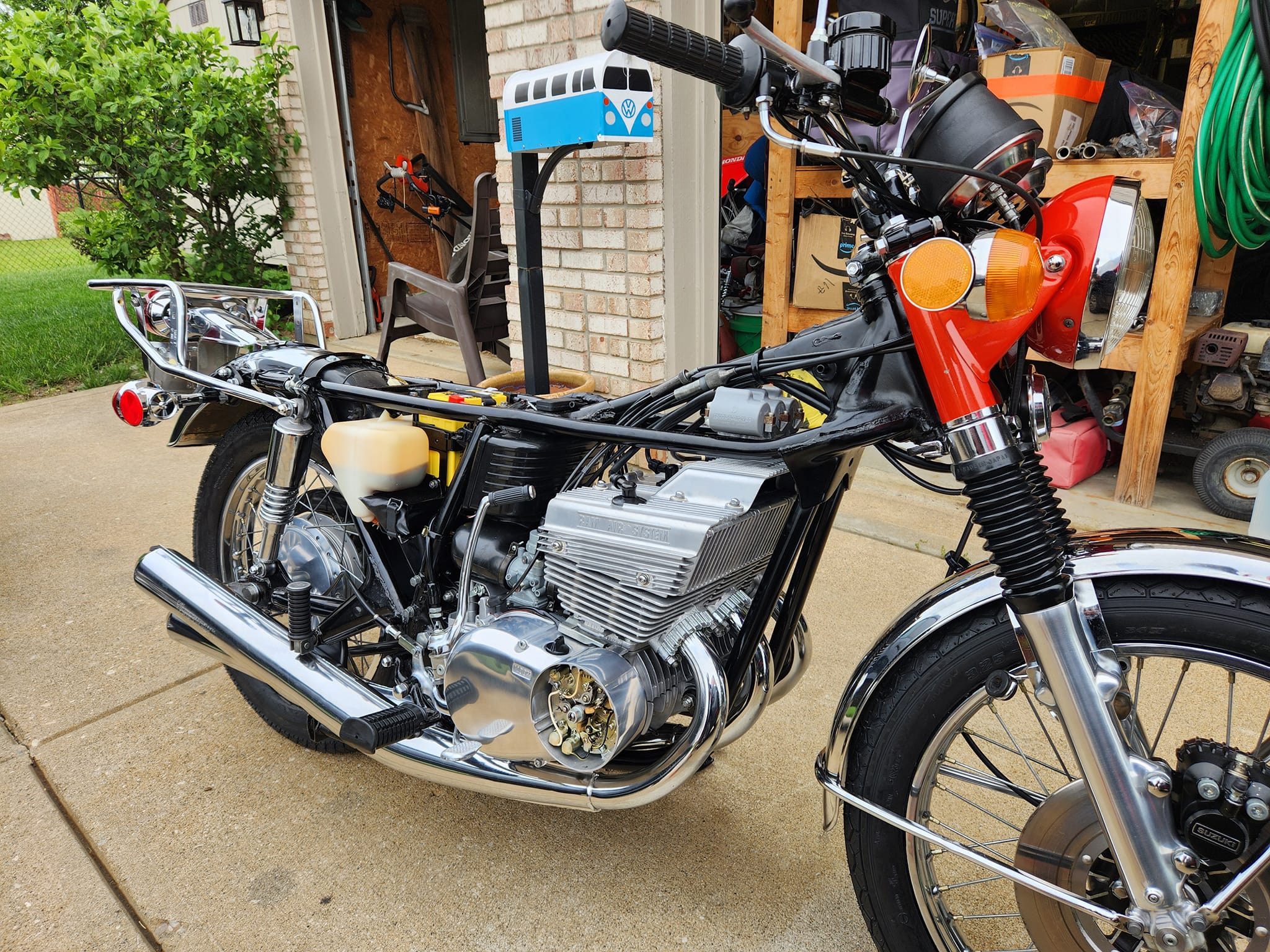 1973 Suzuki GT380 complete rebuild with original components