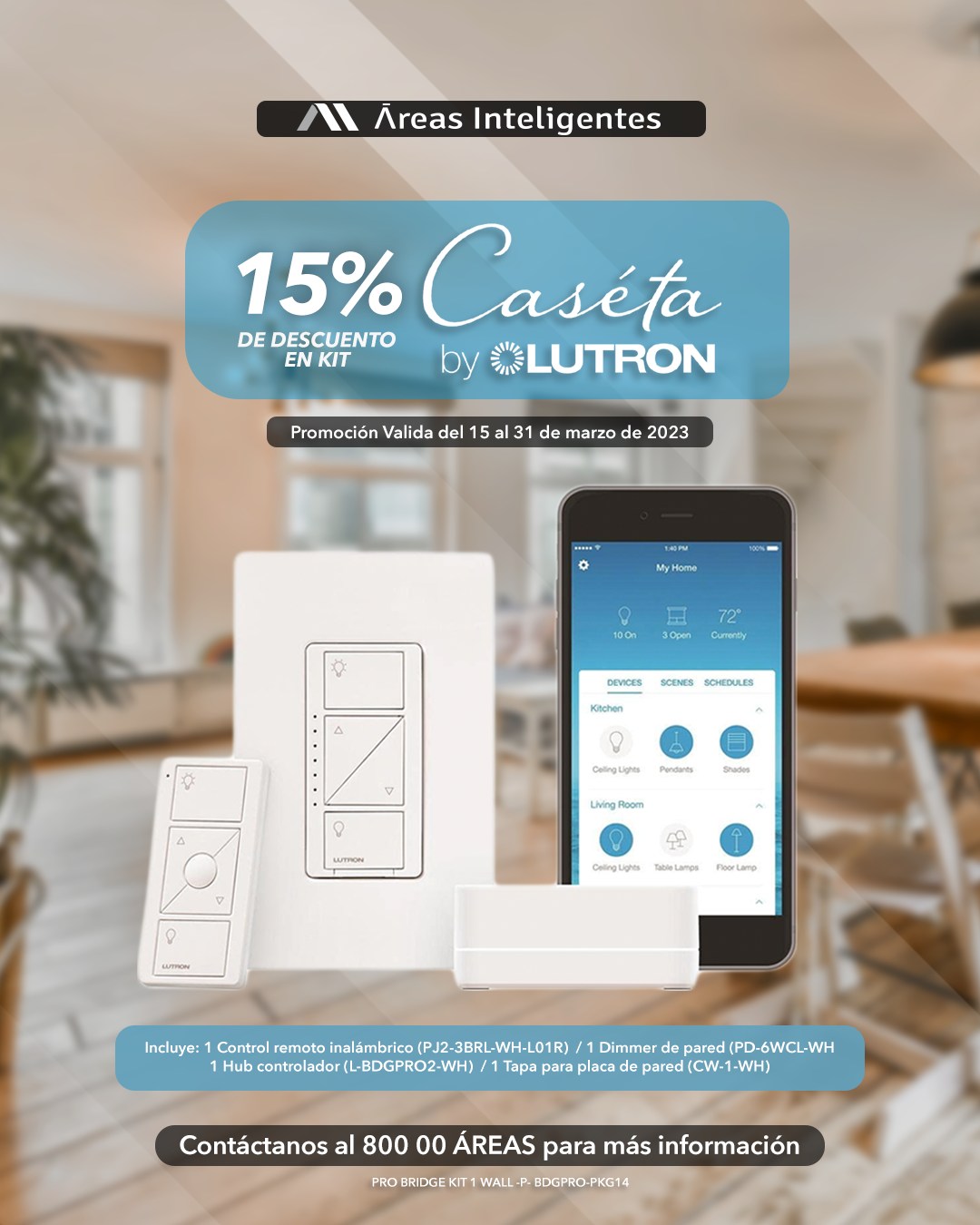 📣 𝟏𝟓% 𝐃𝐄𝐒𝐂𝐔𝐄𝐍𝐓𝐎 𝐄𝐍 𝐊𝐈𝐓 𝐂𝐀𝐒É𝐓𝐀 𝐋𝐔𝐓𝐑𝐎𝐍... - Áreas Inteligentes | Facebook