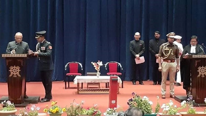 Education Bro - Radha Krishna Mathur sworn in as first Lieutenant ...