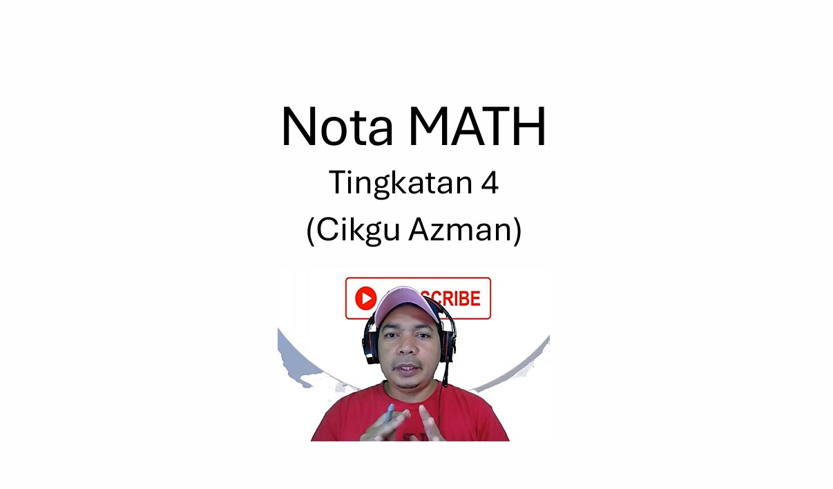 Cikgu Share Collection | NOTA RINGKAS MATEMATIK TINGKATAN 4 👇👇👇 | Facebook