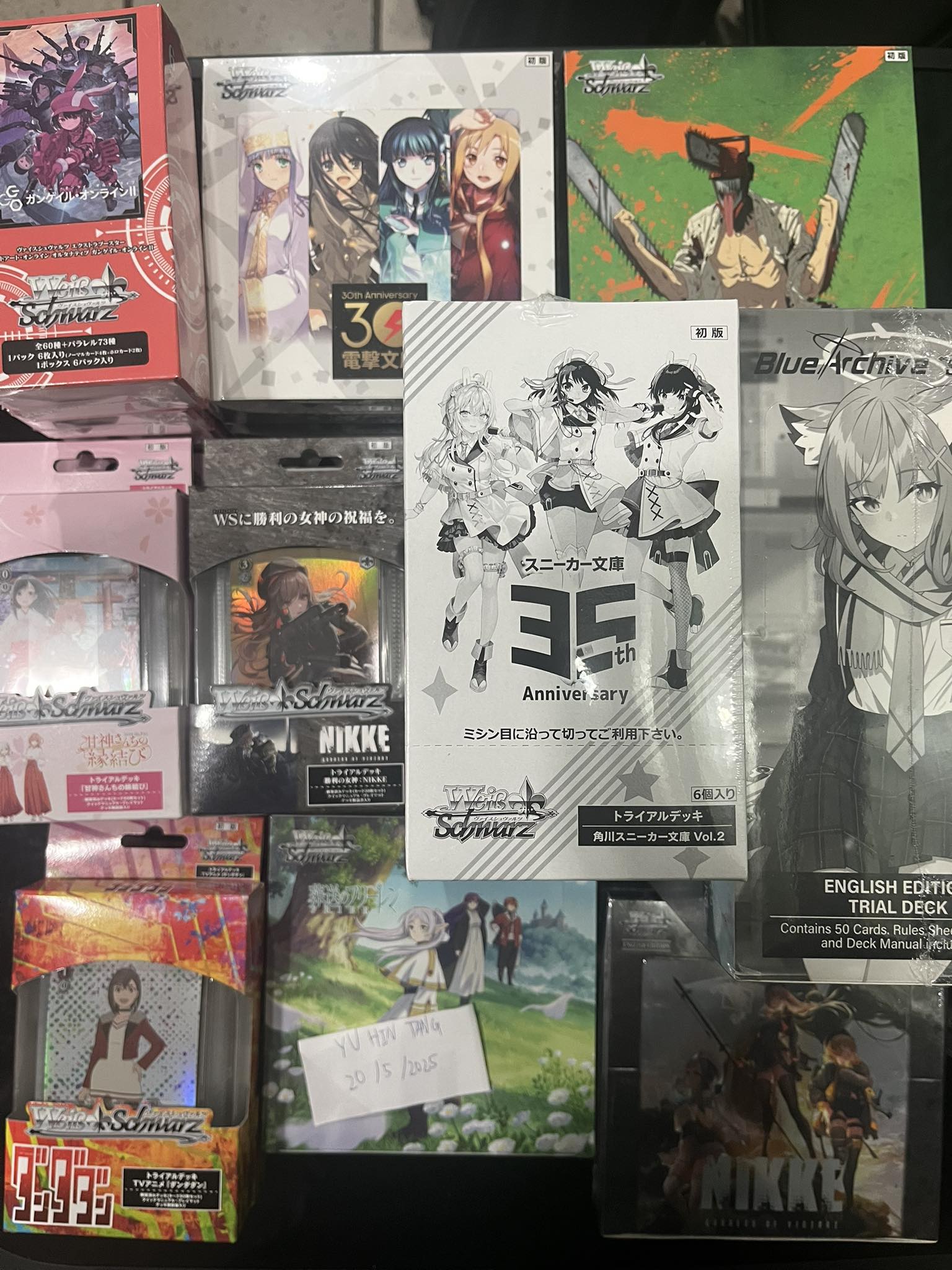 Weiß Schwarz Goddess of Victory: Nikke booster pack reprint available