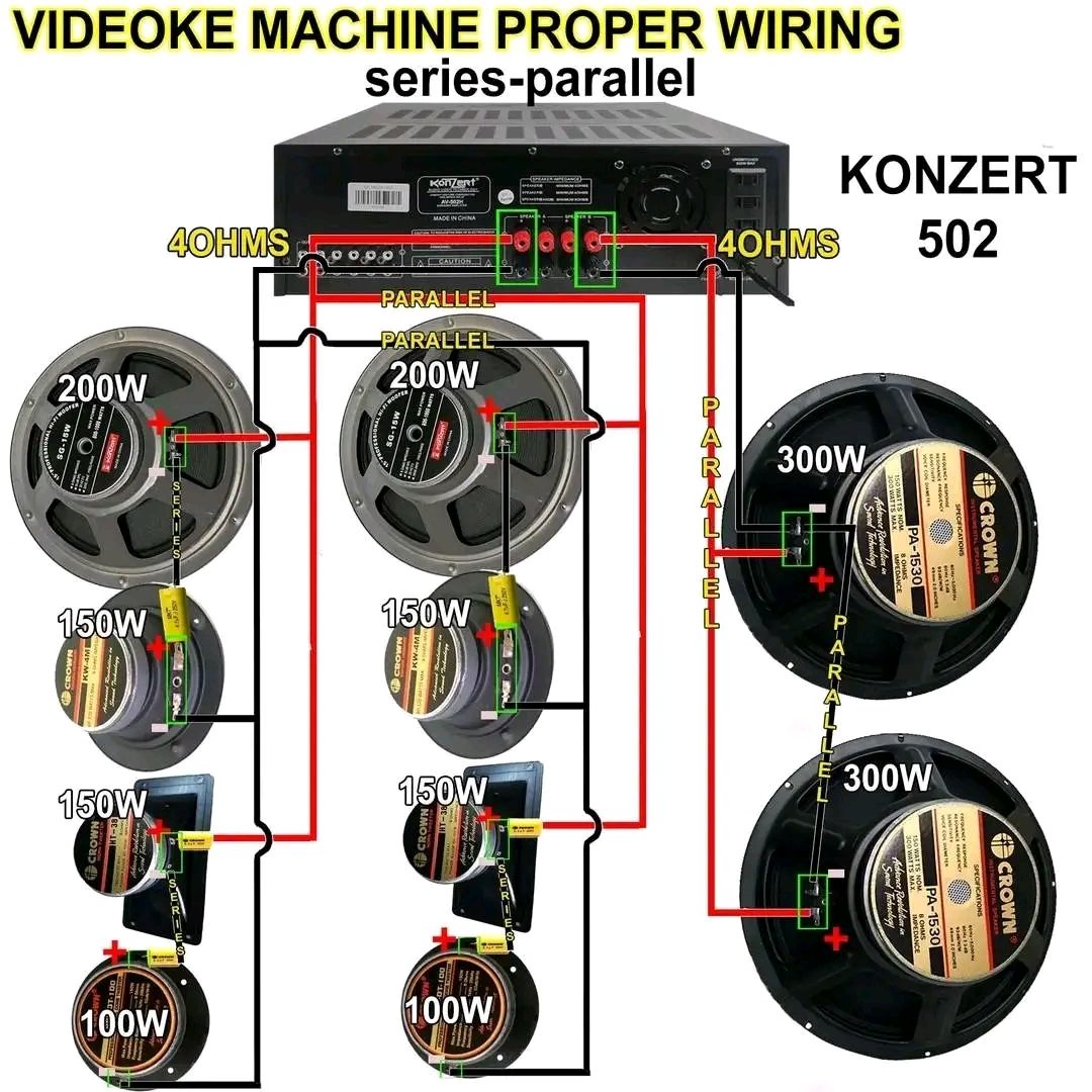 Tonyboy - Series Parallel #connection for Videoke machine #videoke # ...