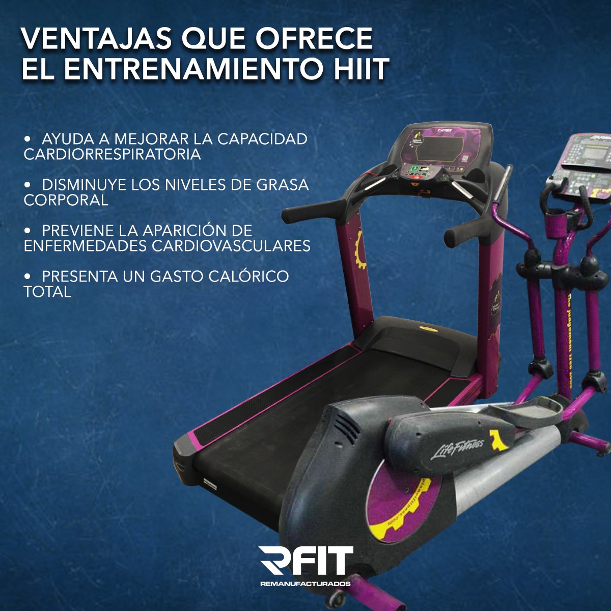 El entrenamiento HIIT lo... - RFIT equipos remanufacturados | Facebook