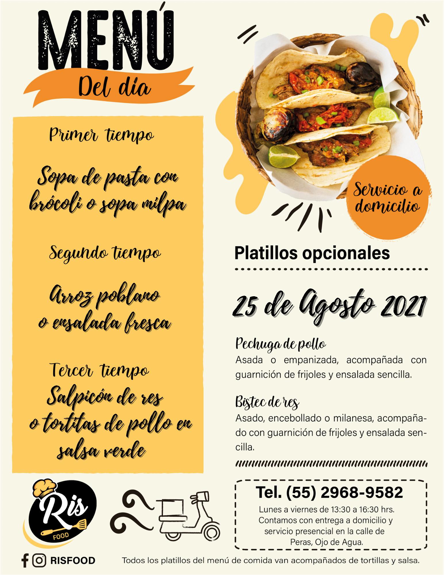 RIS Food - Feliz mitad de semana a todos. En el menú de...