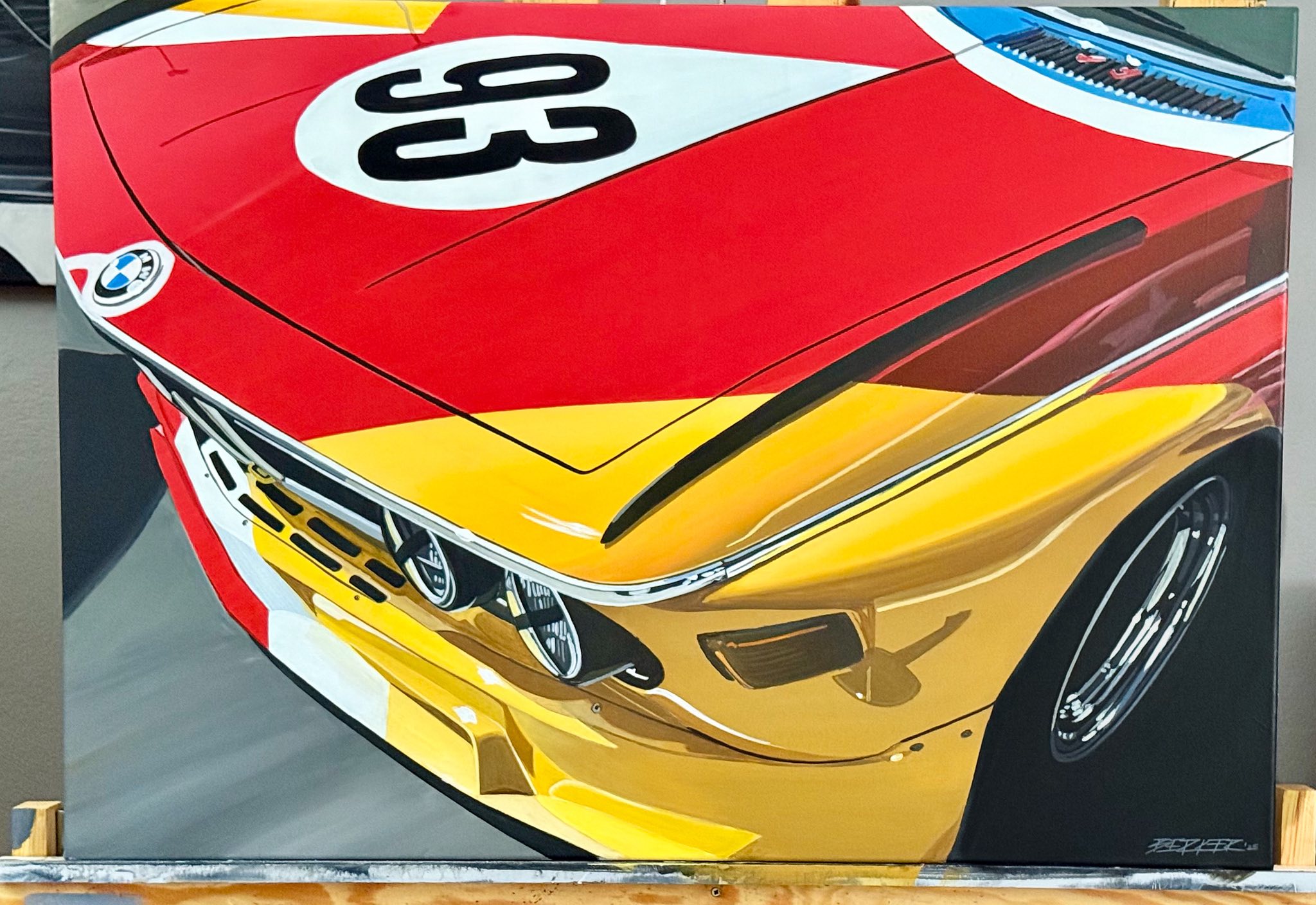 BMW 3.0 CSL Le Mans 1975 art car design