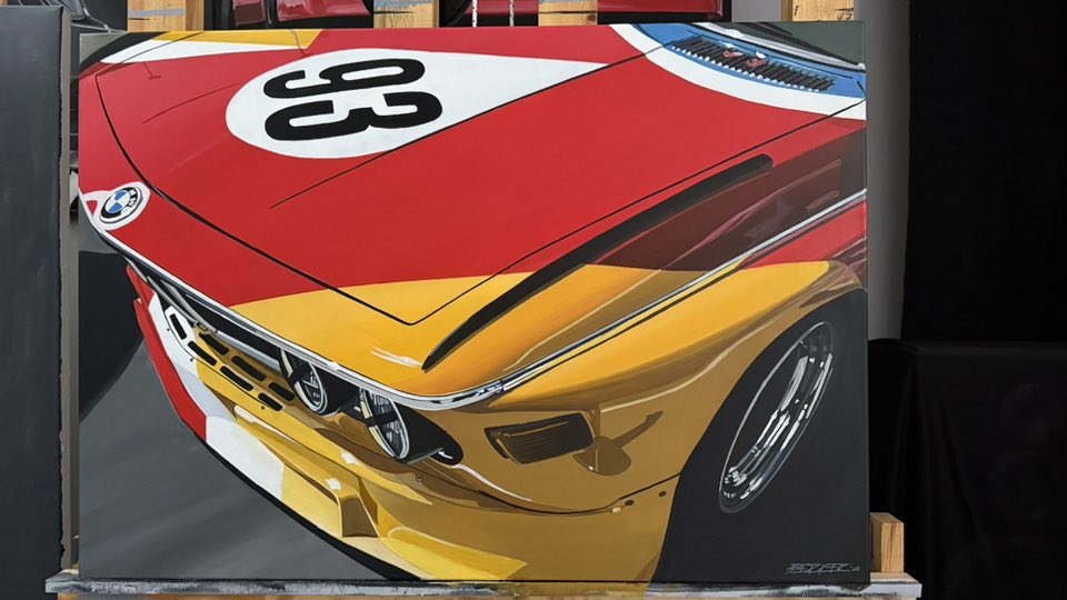 BMW 3.0 CSL Le Mans 1975 art car design