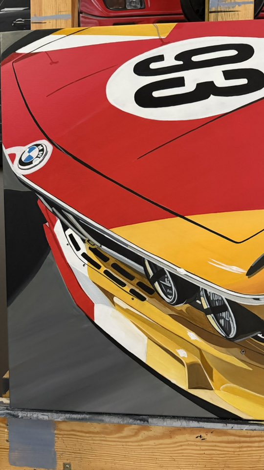 BMW 3.0 CSL Le Mans 1975 art car design
