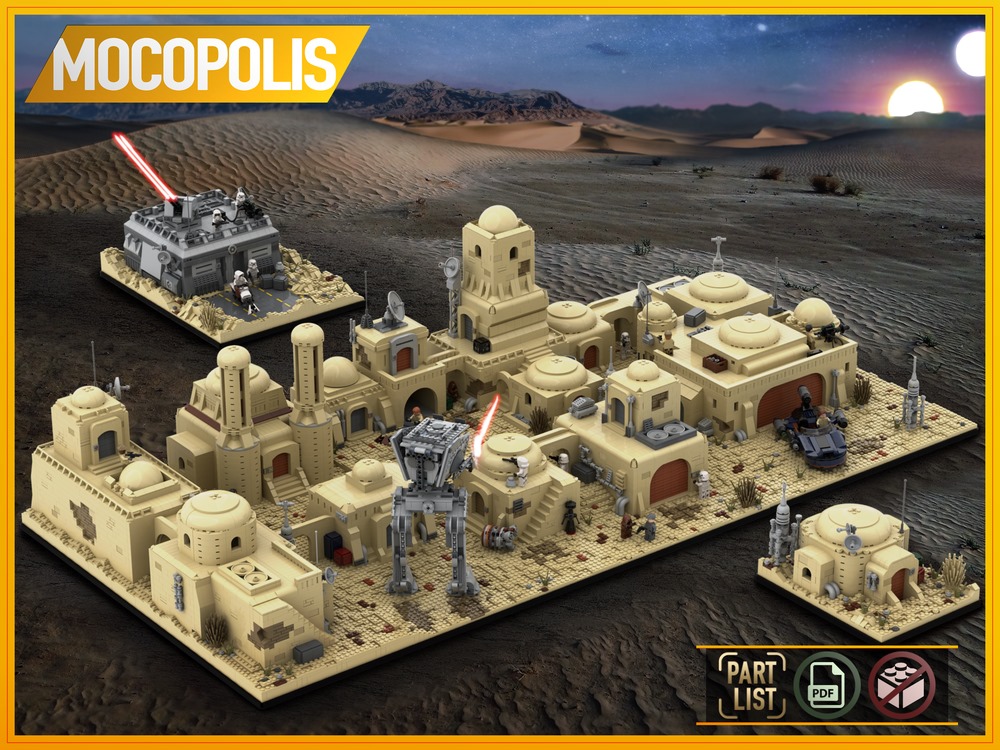 Tatooine Mos Eisley Villa Minifig Scala Costruzione Giocattoli Set 1207