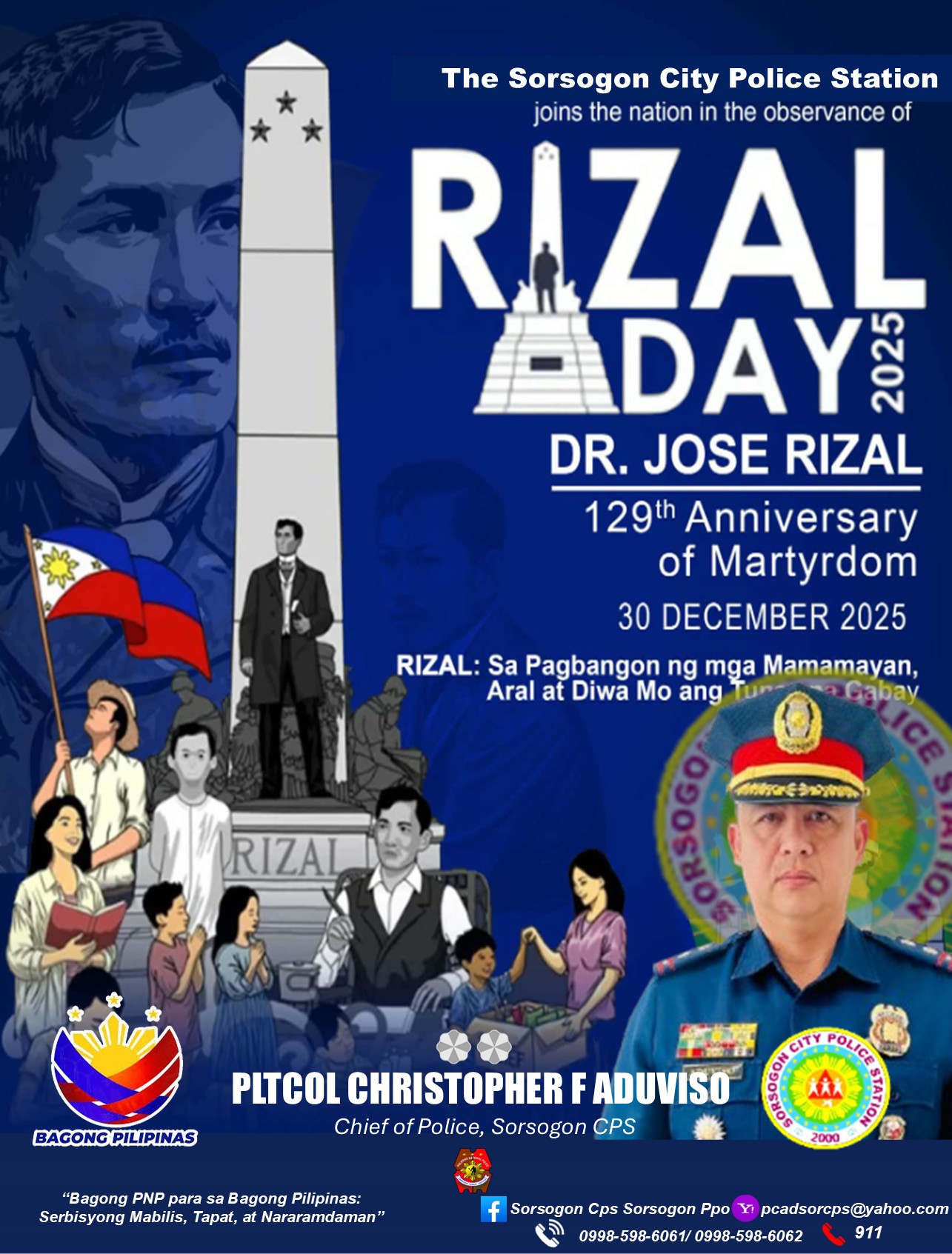 Sorsogon Cps - Today, marks the commemoration of the 129th anniversary ...