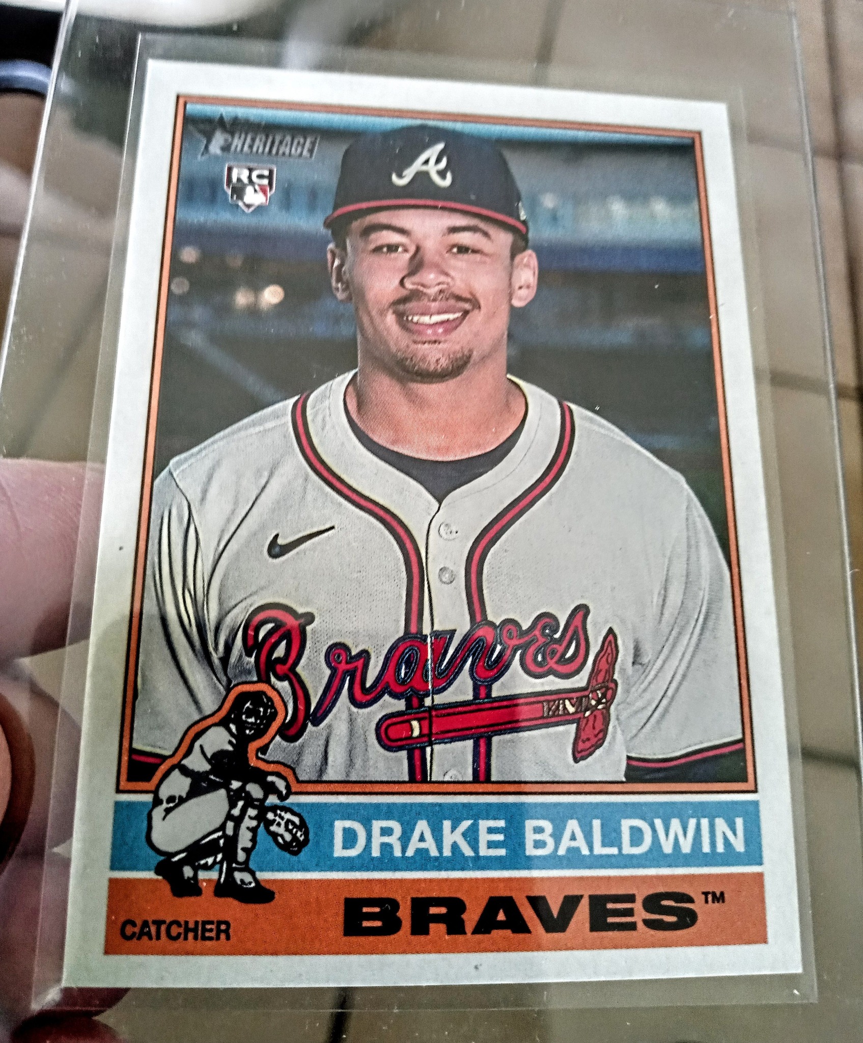 Drake Baldwin rookie baseball card