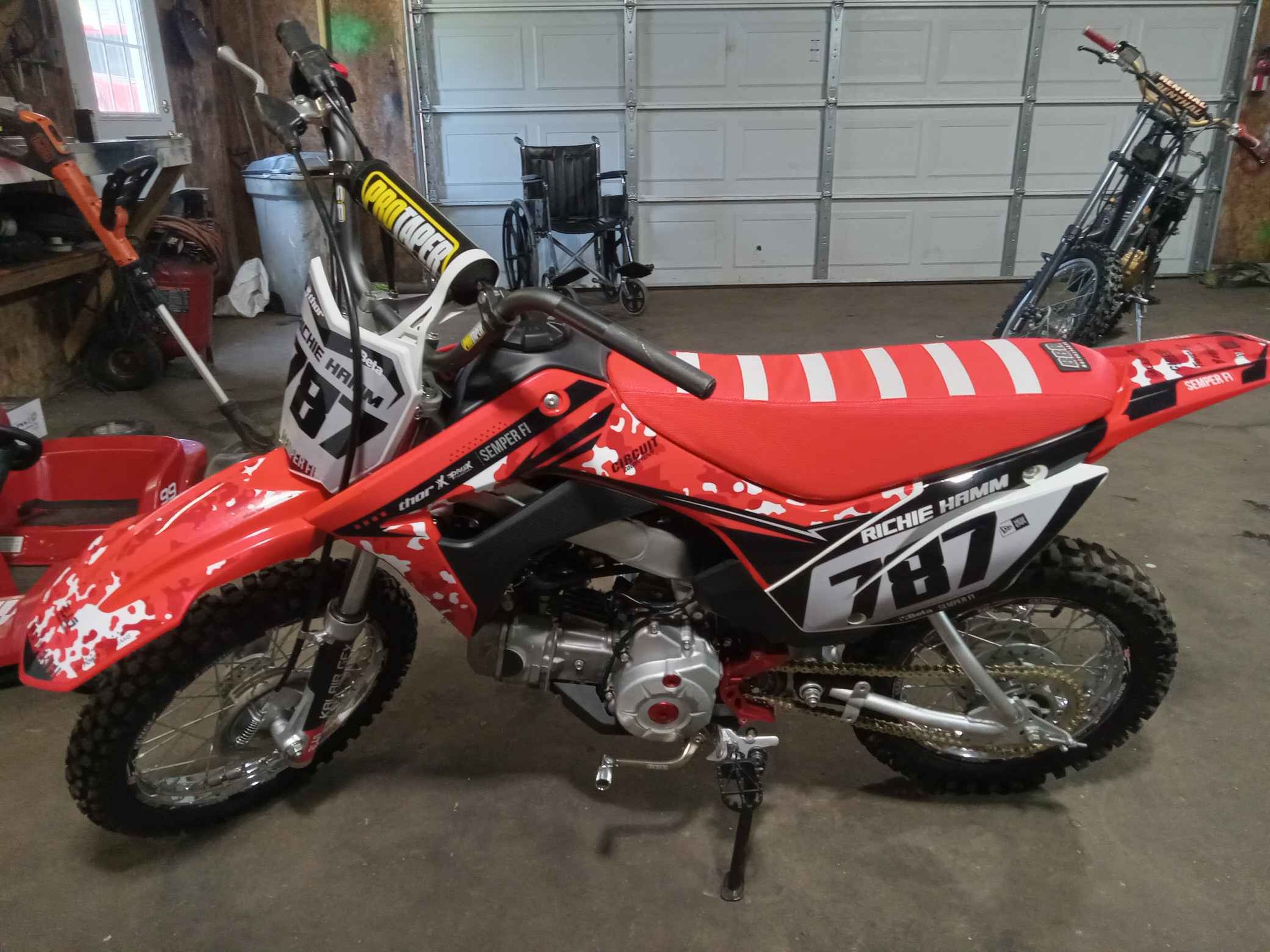 Derek Sutton's CRF110 - Super clean and ultra trick build.