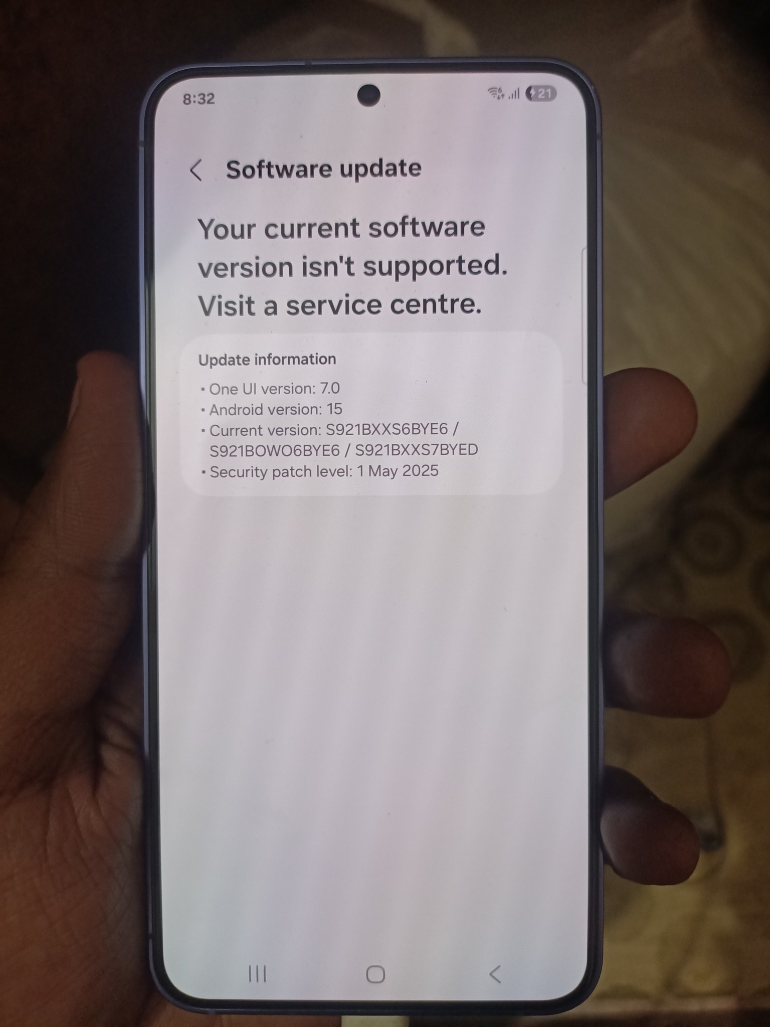 Samsung One UI 7.0 | I bought the S24(CGU/EUX) from local market in ...