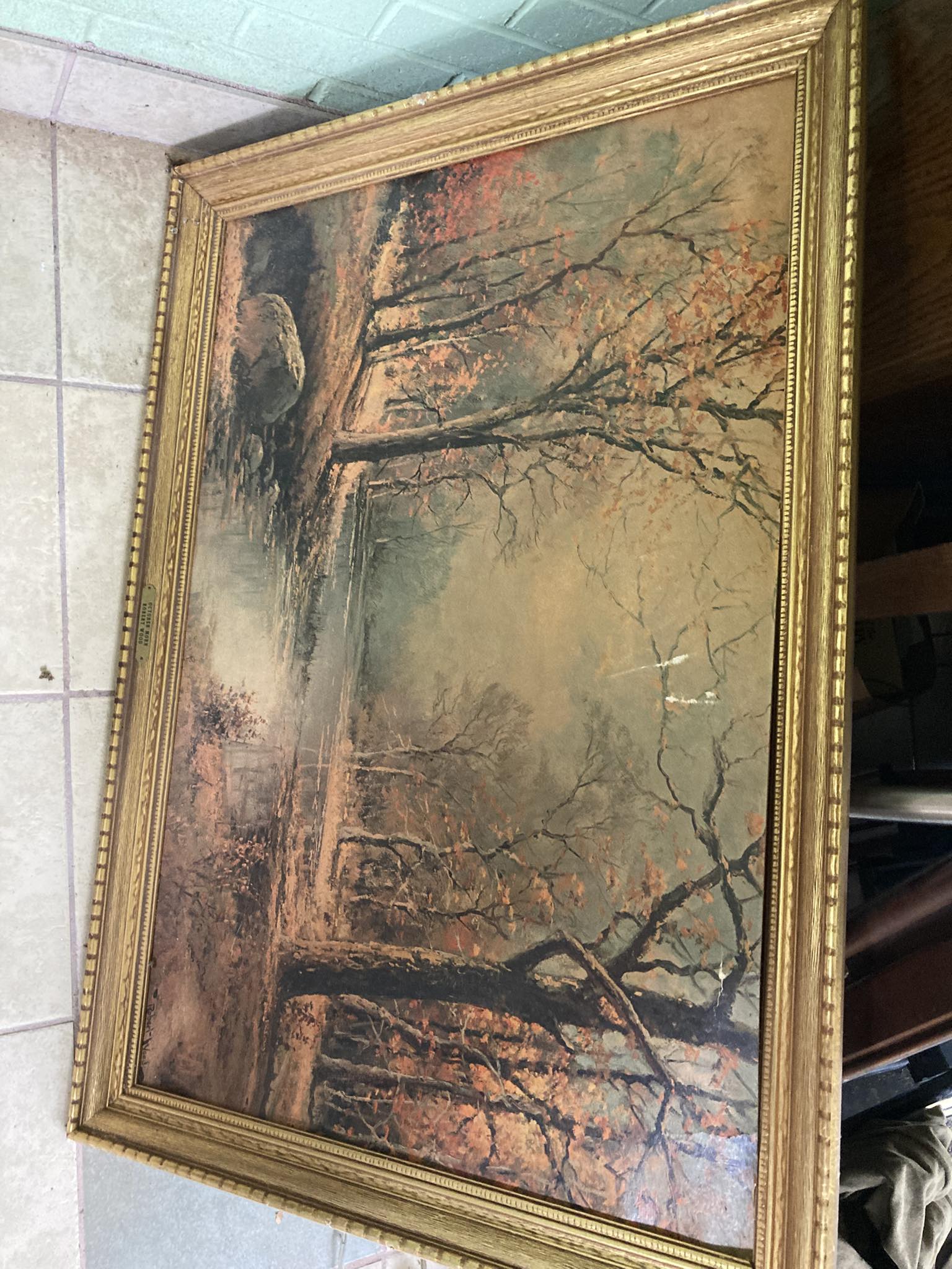 Robert wood painting October morn 40.00
