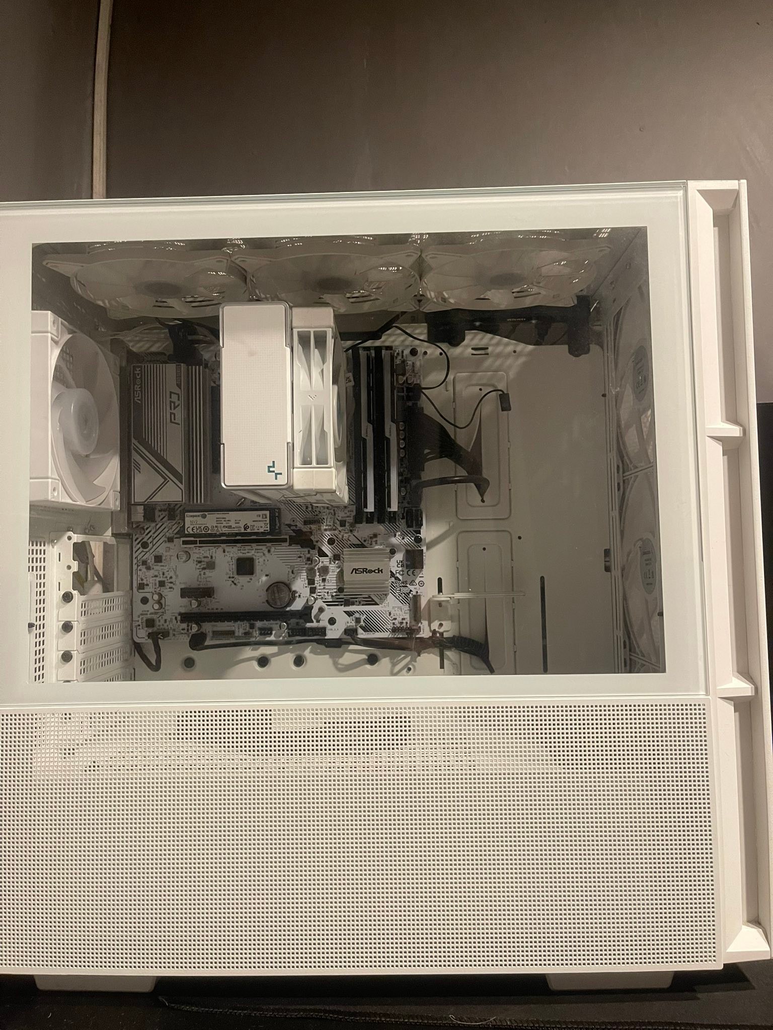 Custom PC build with Ryzen 7 5700x and AsRock B550M PRO-SE