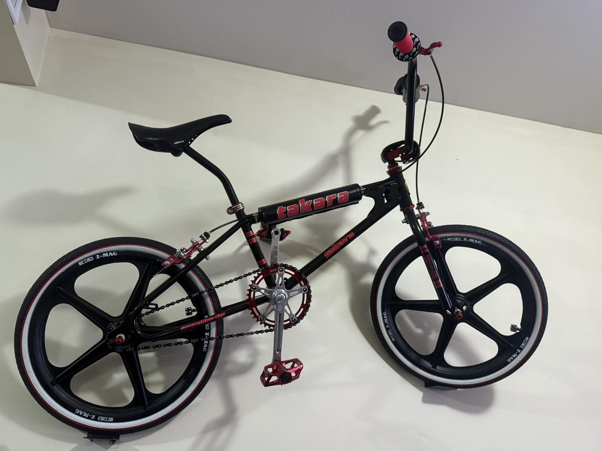 Vintage 80's Takara bike shared with old school BMX community