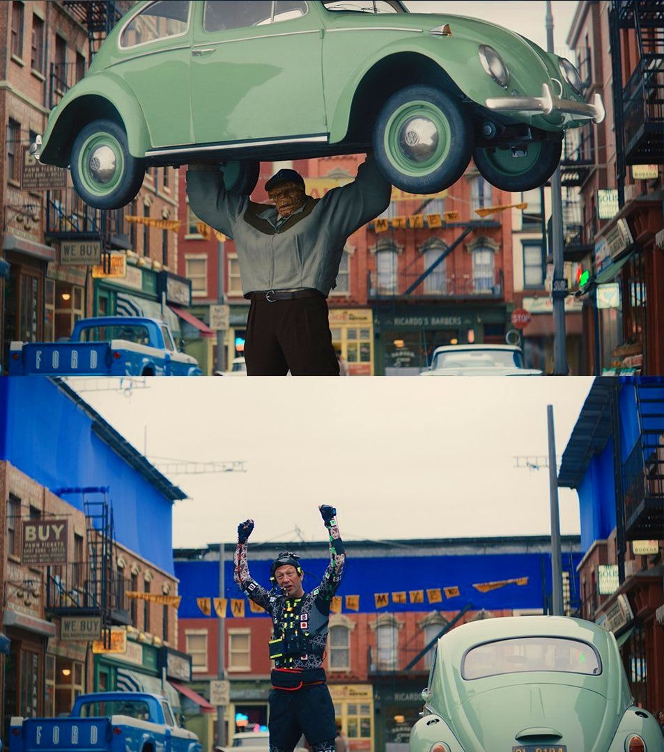 Edi - VFX before/after of The Thing car lift in THE FANTASTIC FOUR ...