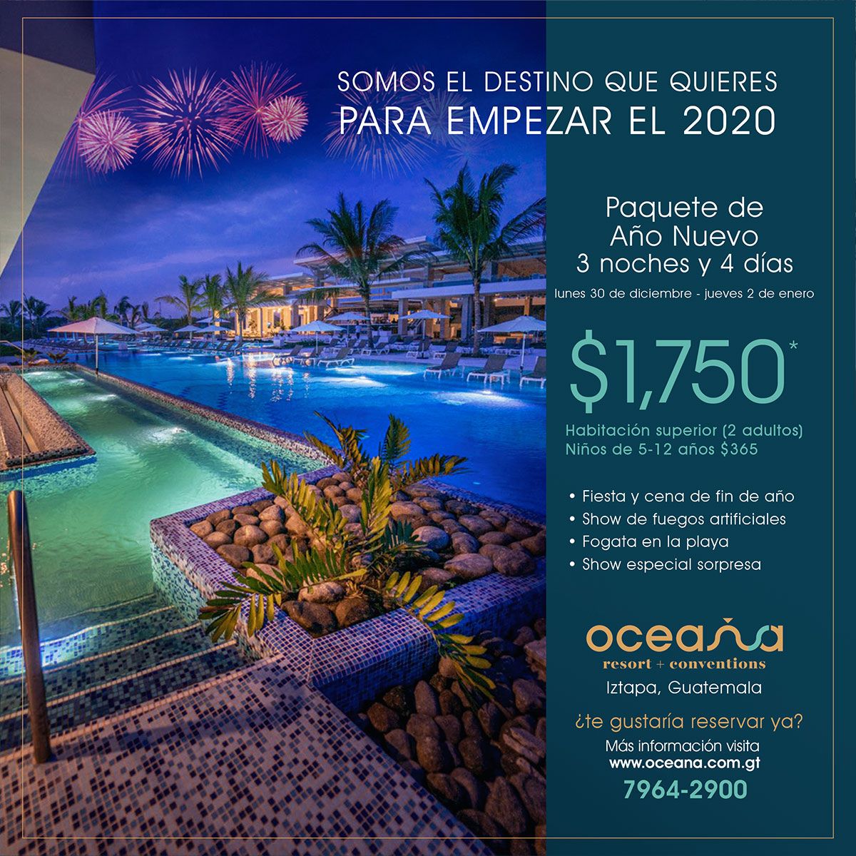 Celebra el año nuevo en... - Oceana Resort + Conventions | Facebook