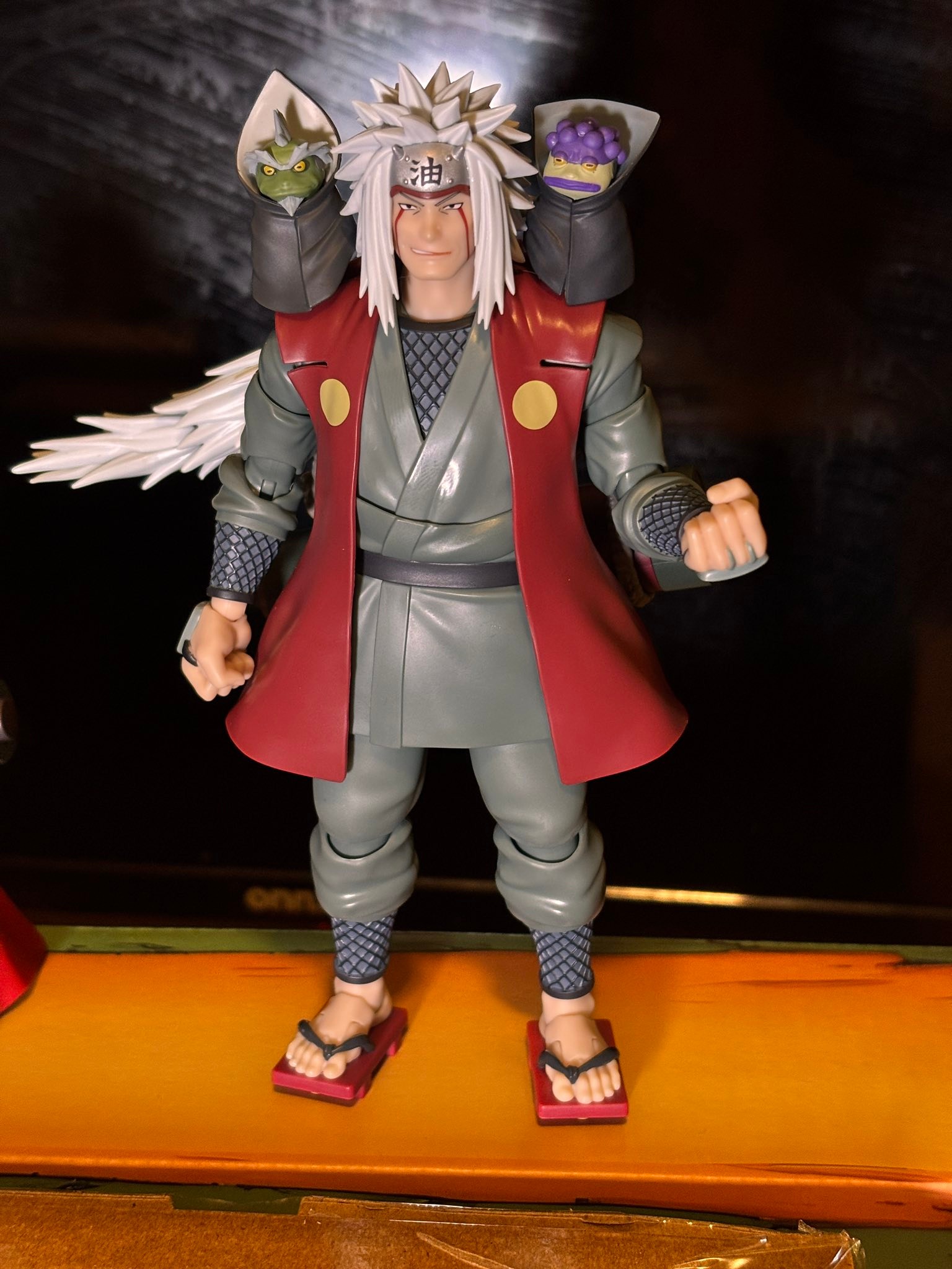 SH Figuarts Jiraiya 2018 vs 2025 comparison