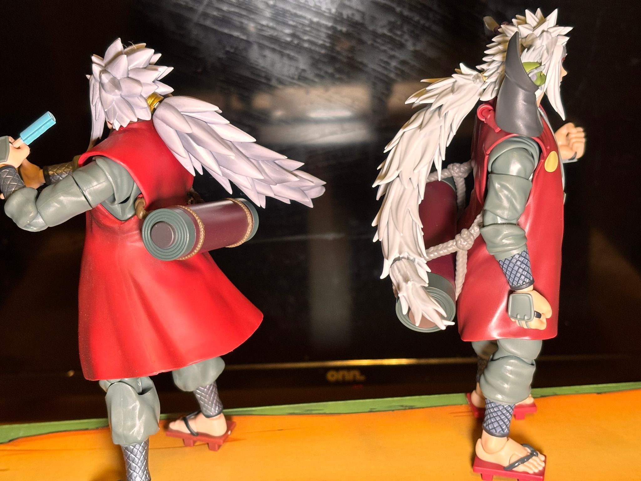 SH Figuarts Jiraiya 2018 vs 2025 comparison