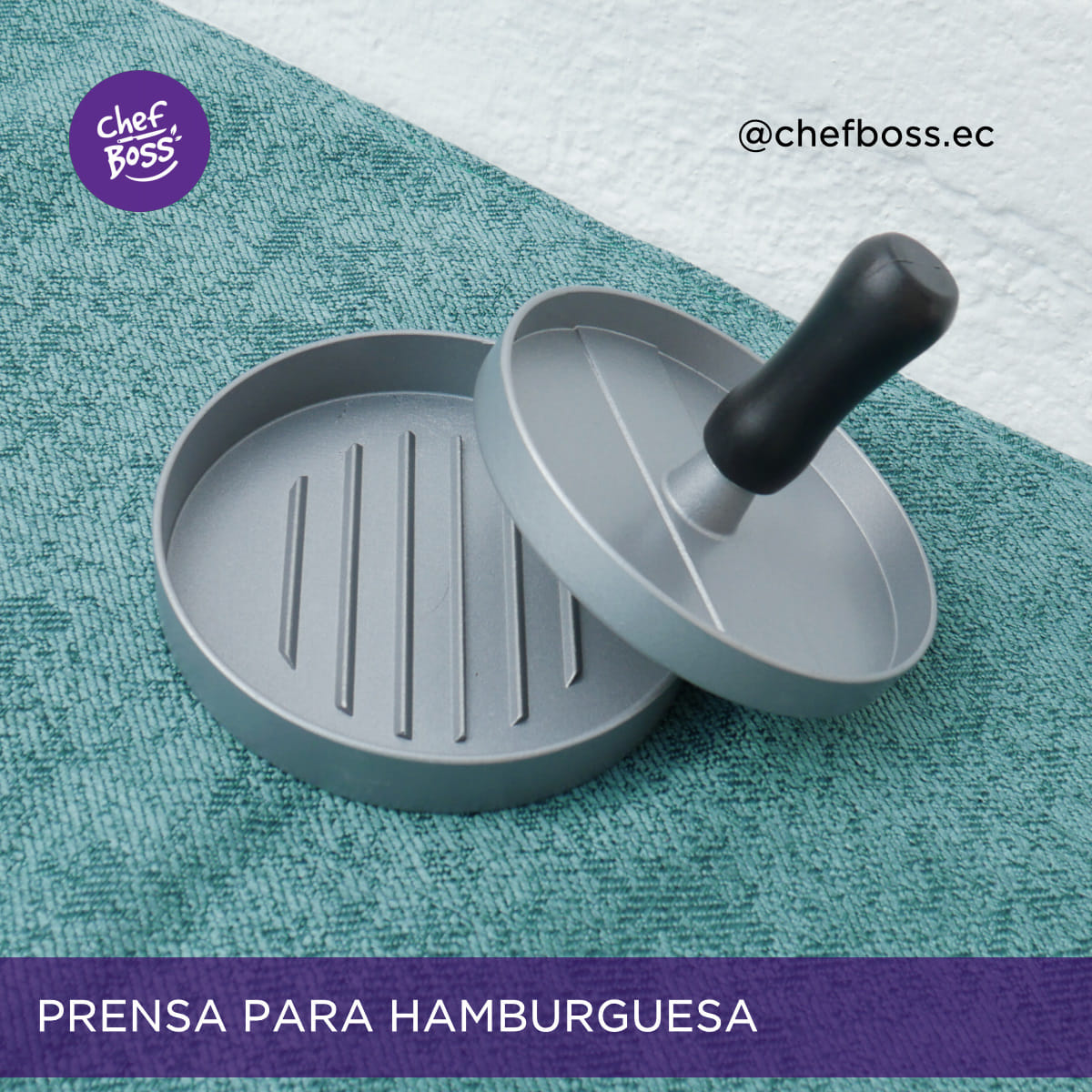 Chef Boss - Te presentamos nuestra prensa para hamburguesa...