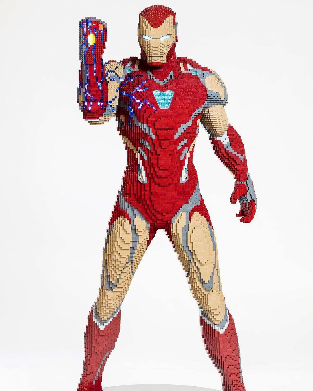 真人Size LEGO Iron Man於 #SDCC2019 展示