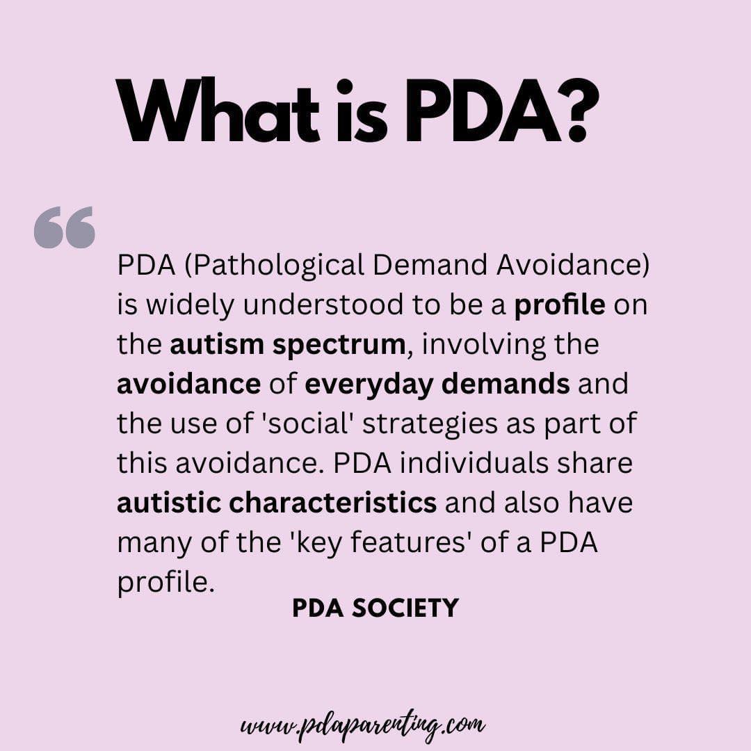 The PDA... - The Contented Child, Child Wellbeing Consultancy | Facebook