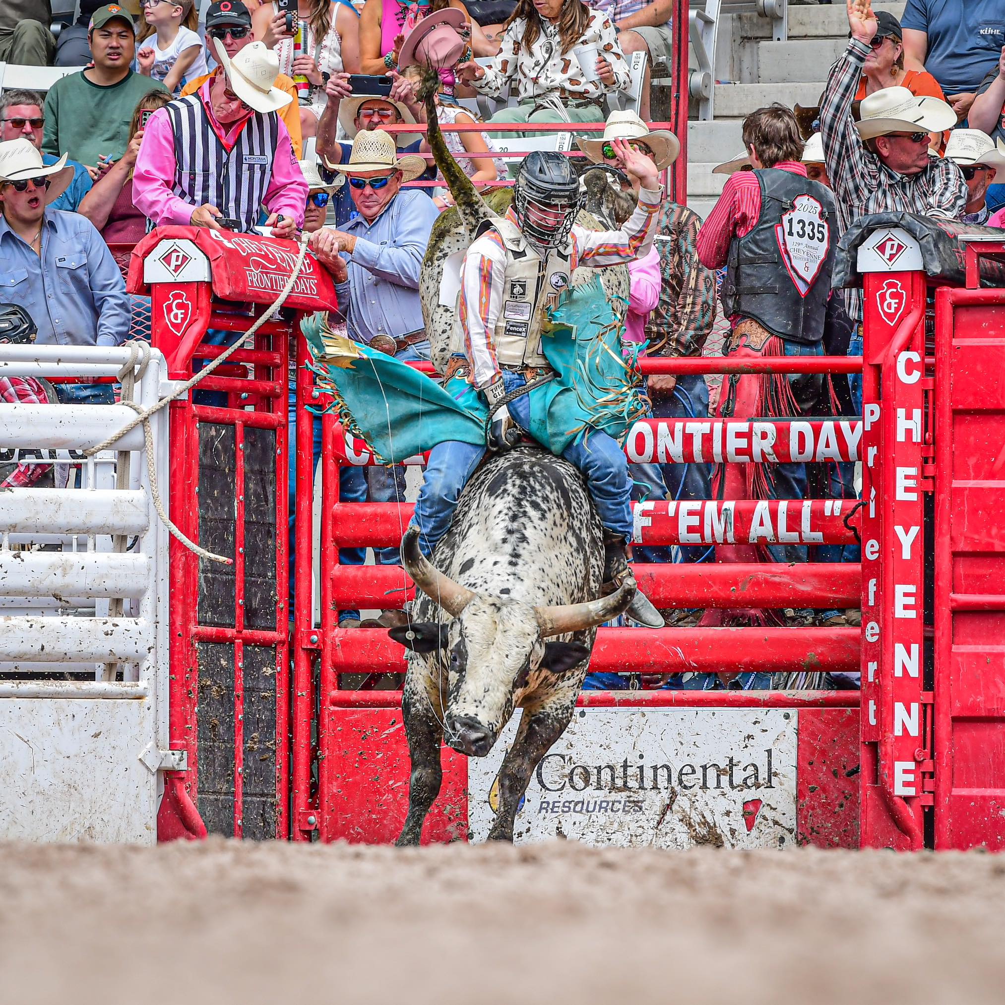 82.5 tonight in Des Moines at the Cinch World's Toughest Rodeo for 2nd ...