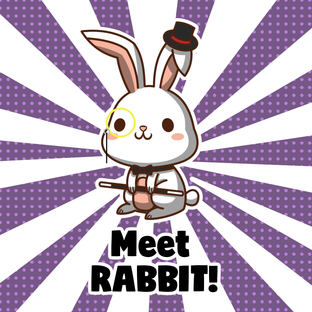 Z000 Studio - Meet Rabbit!🐰 Rabbit is a great magician. She wants to ...
